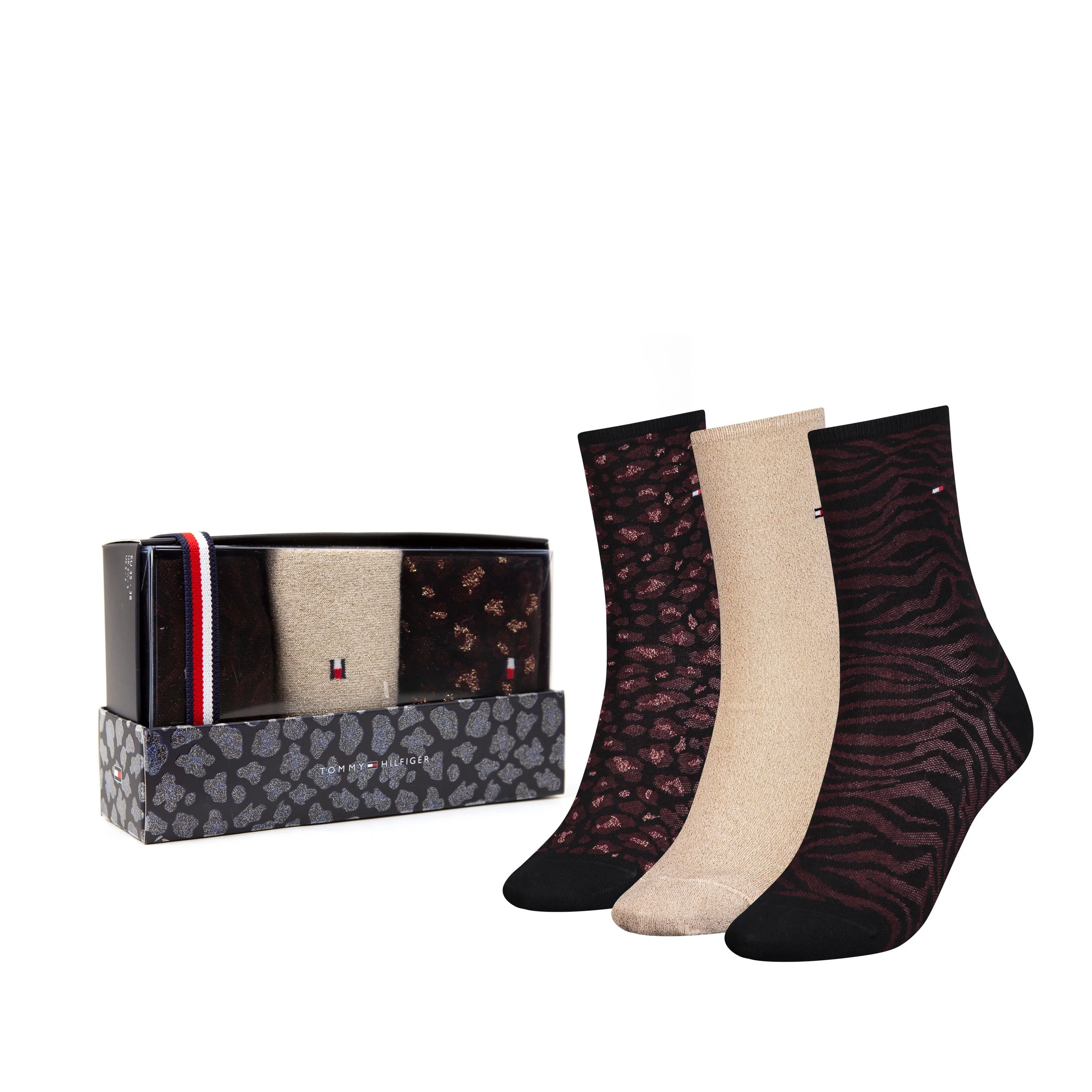 3 - Pack Giftbox Lurex 493012001 070 Bordeaux