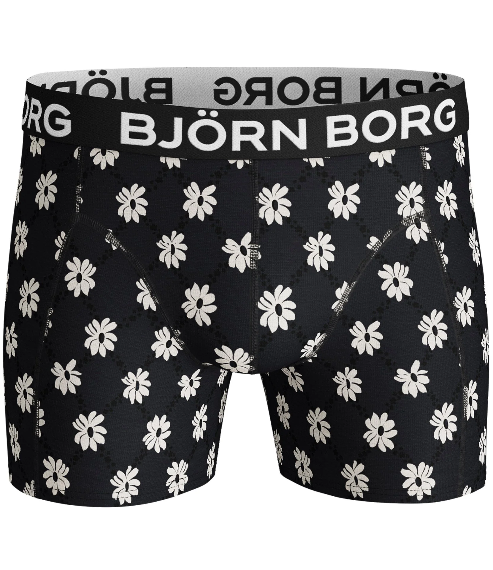 3 - Pack Graphic Floral & Sammy Shorts 2111-1076 90651 Black Beaty - Image 2