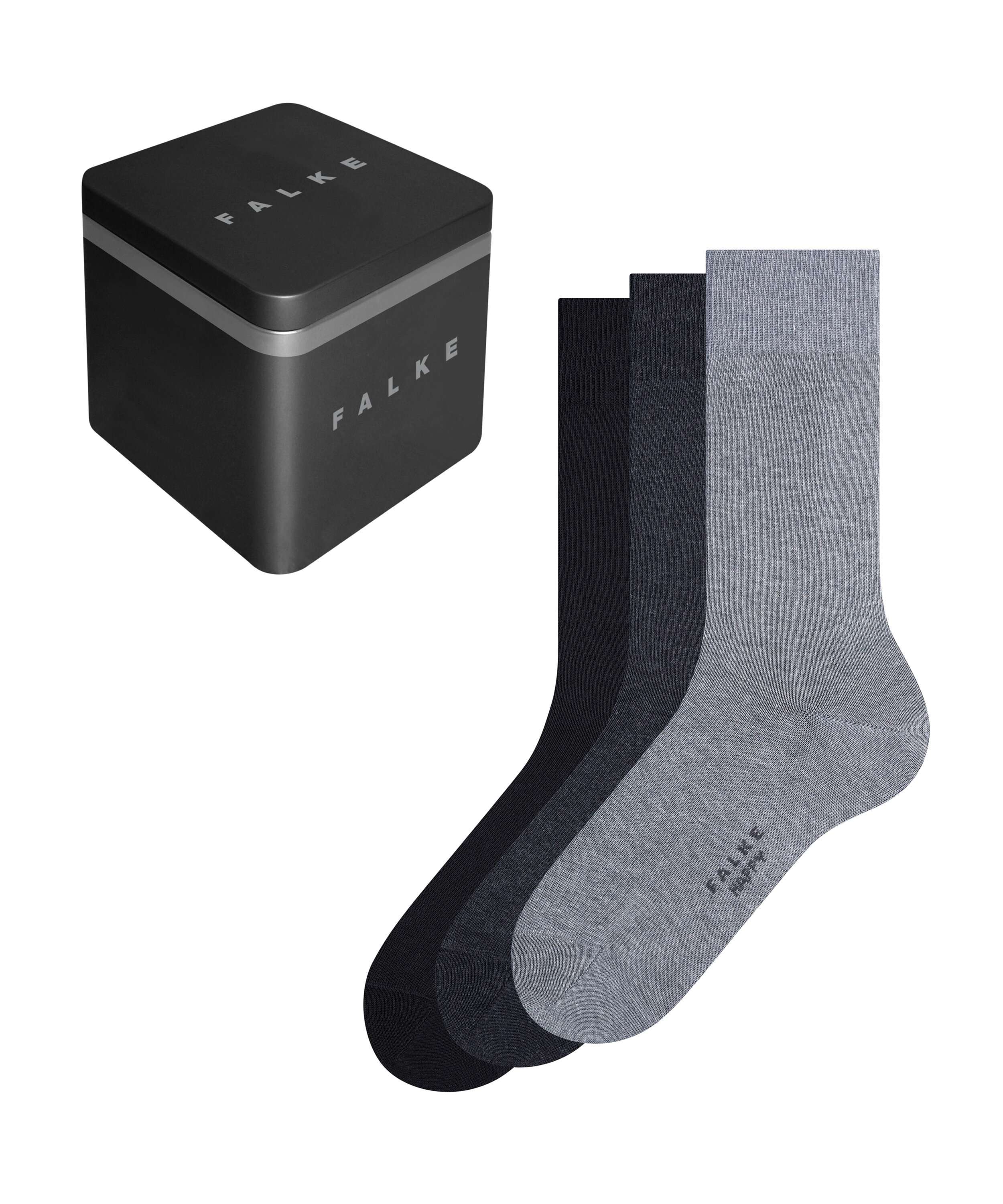3 - Pack Happy Gift Box 13057 0010 Black