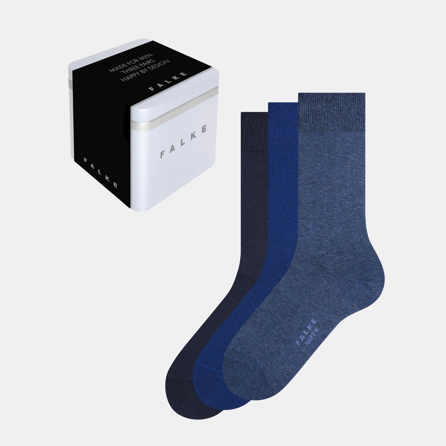 3 - Pack Happy Gift Box 13057 0040 Blauw