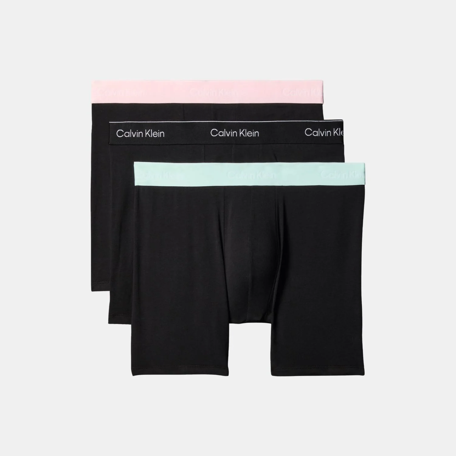 3 - Pack ICON Cotton Strech  Boxer Brief LV00NB4394 3ZG BLACK