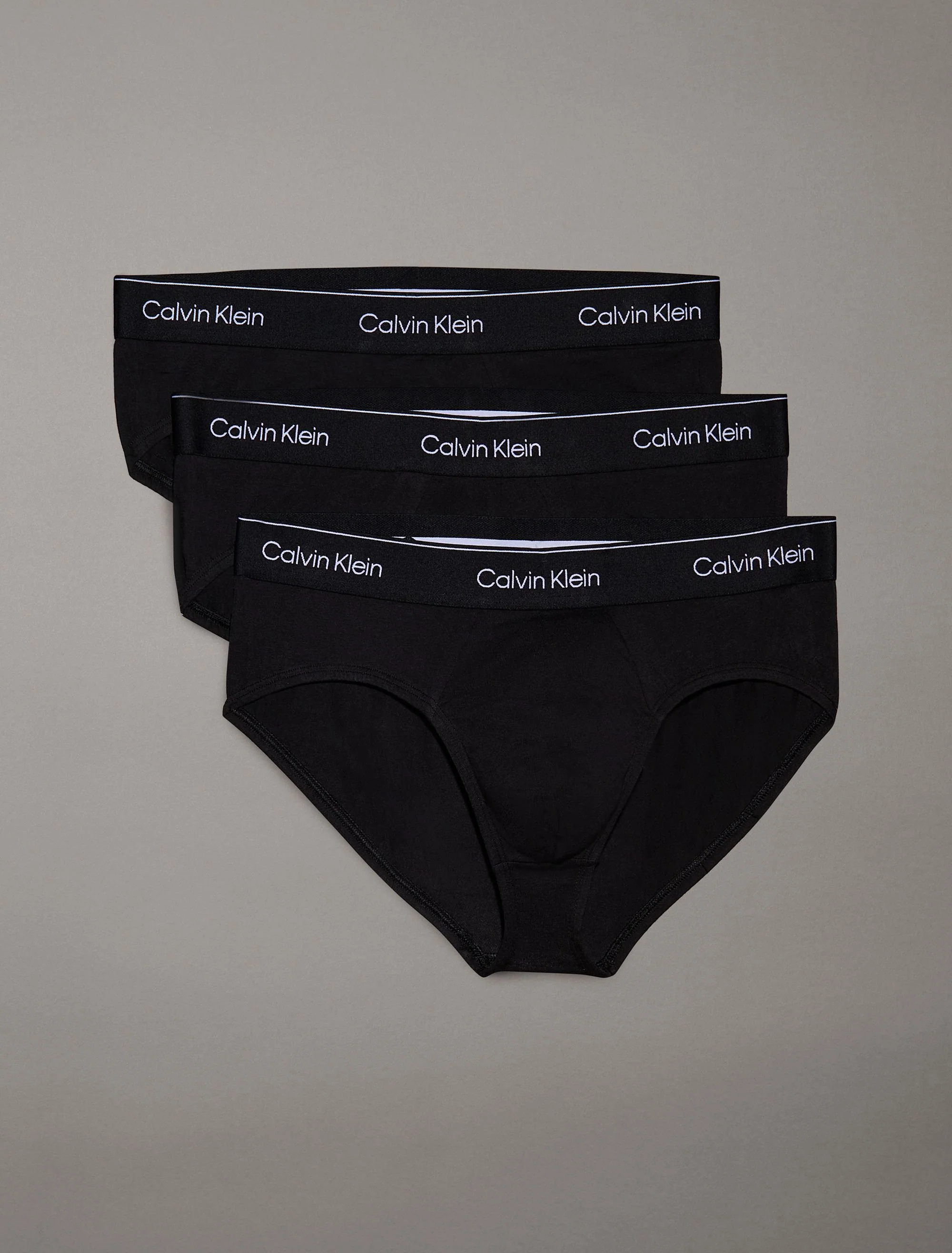 3 - Pack ICON Cotton Strech Hip Briefs LV00NB4388 TM6 BLACK
