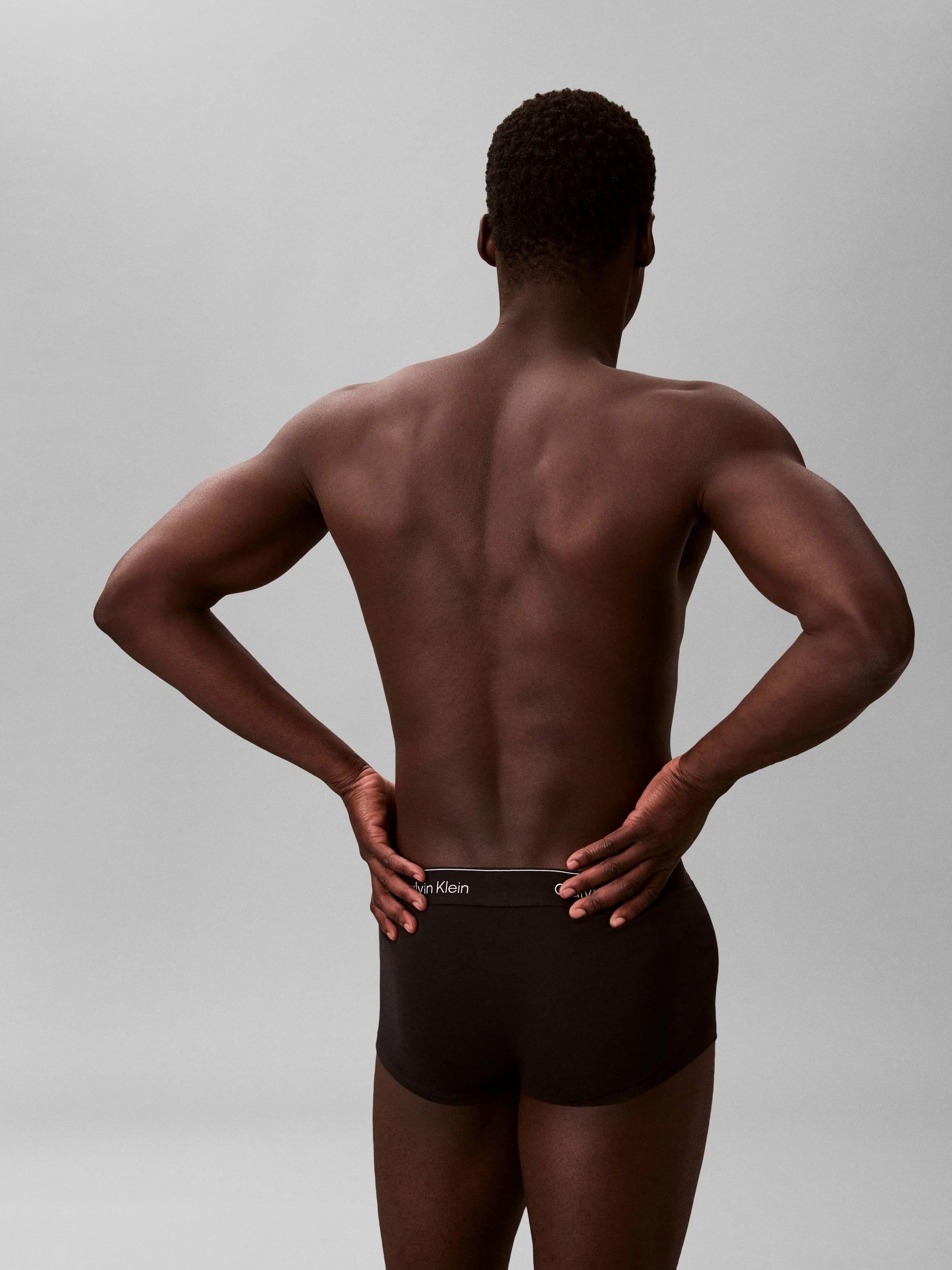 3 - Pack ICON Cotton Strech Low Rise Trunk LV00NB4389 3ZG BLACK - Image 3