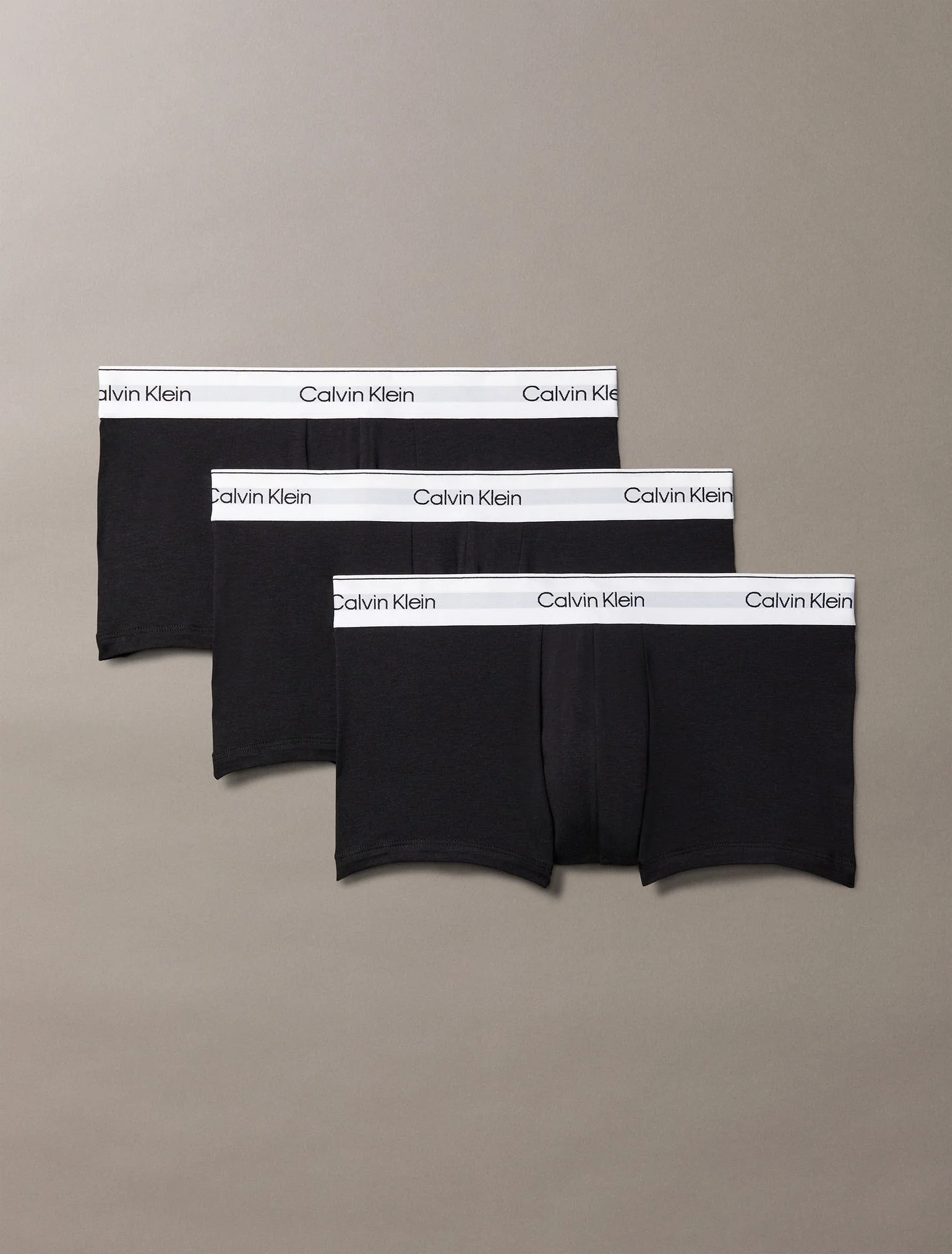 3 - Pack ICON Cotton Strech Low Rise Trunk LV00NB4389 UB1 Black