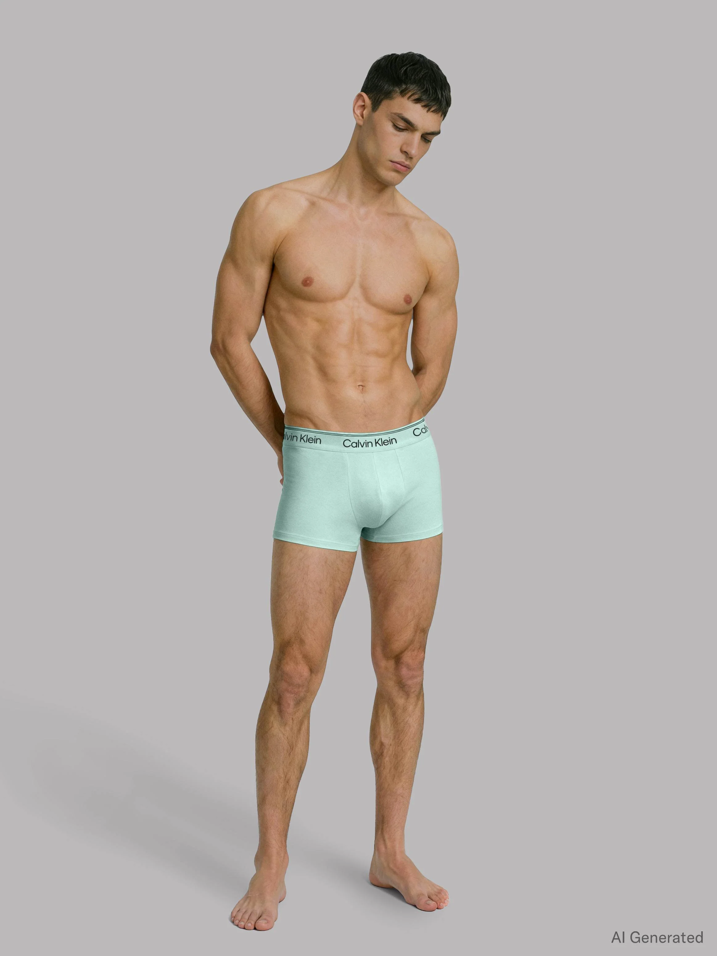 3 - Pack Micro Low Rise Trunk LV00NB4409 3ZN Green - Image 2
