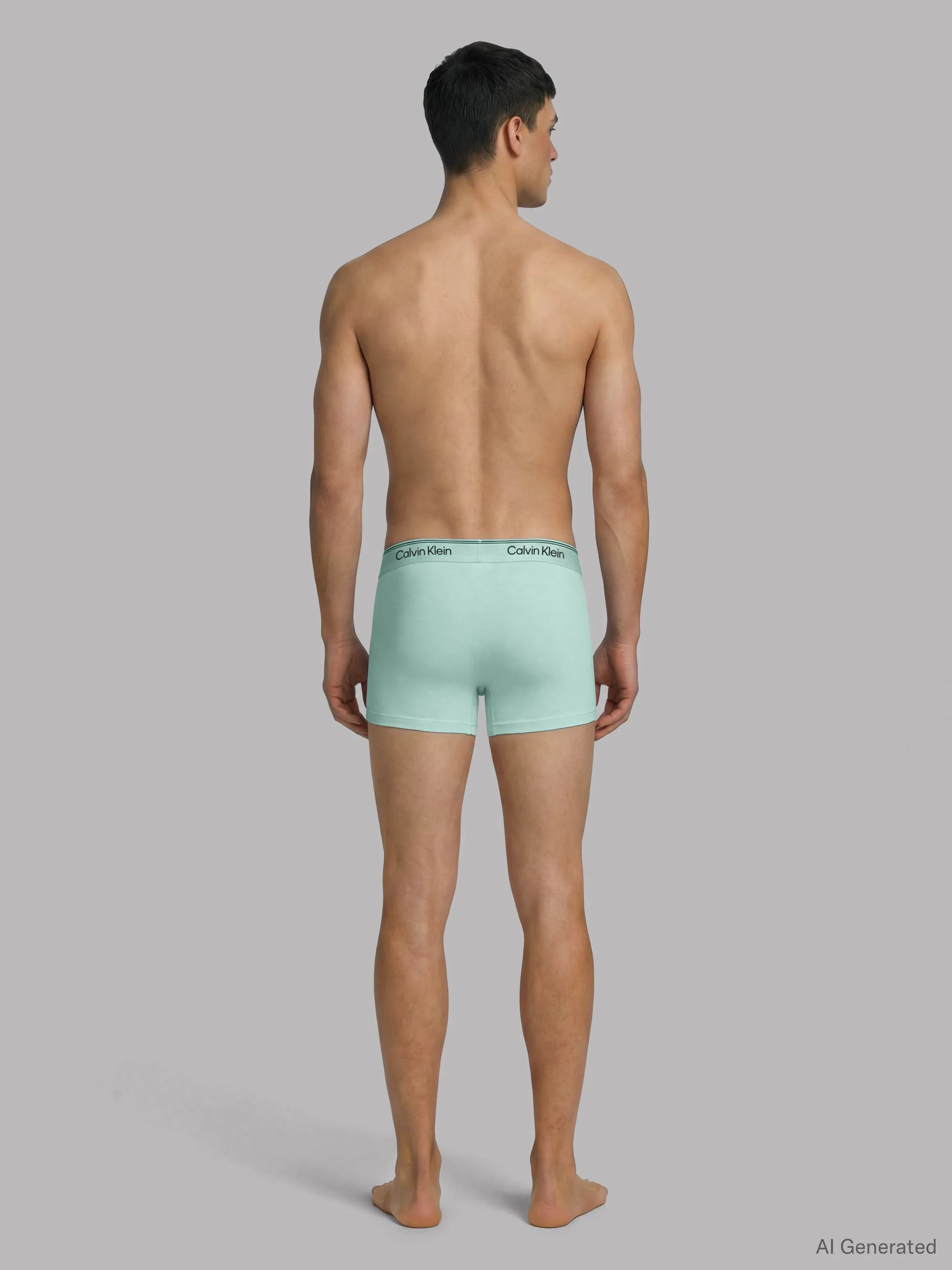 3 - Pack Micro Low Rise Trunk LV00NB4409 3ZN Green - Image 4