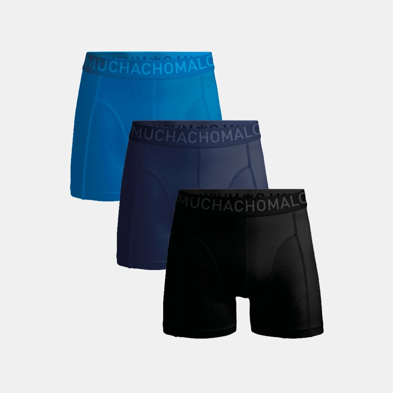 3 - Pack Microfiber Boxer U-MICROFIB1010 154 Zwart / Blauw