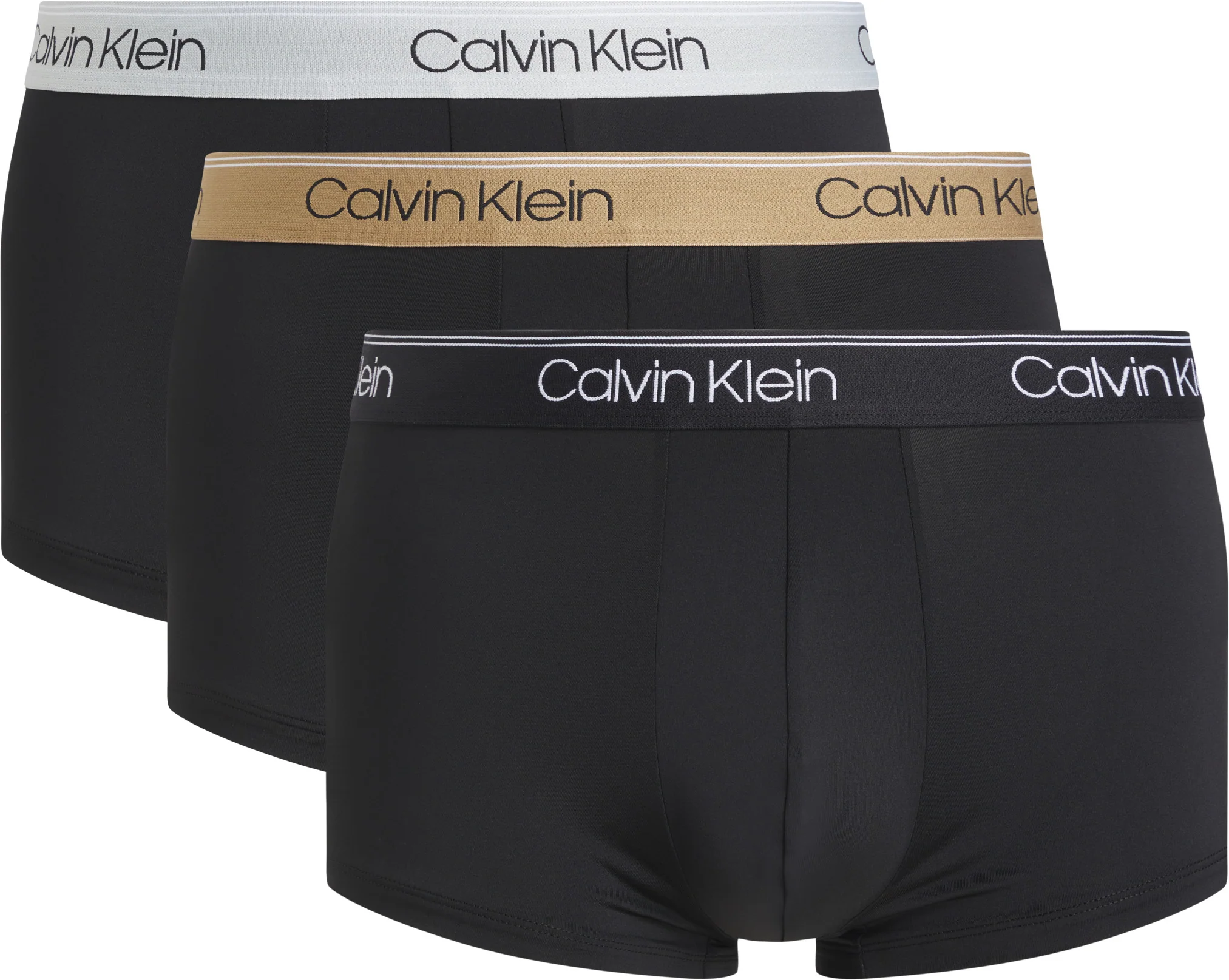 3 - Pack Microfiber Low Rise Trunk 000NB2569A GF0 BLACK - Image 2