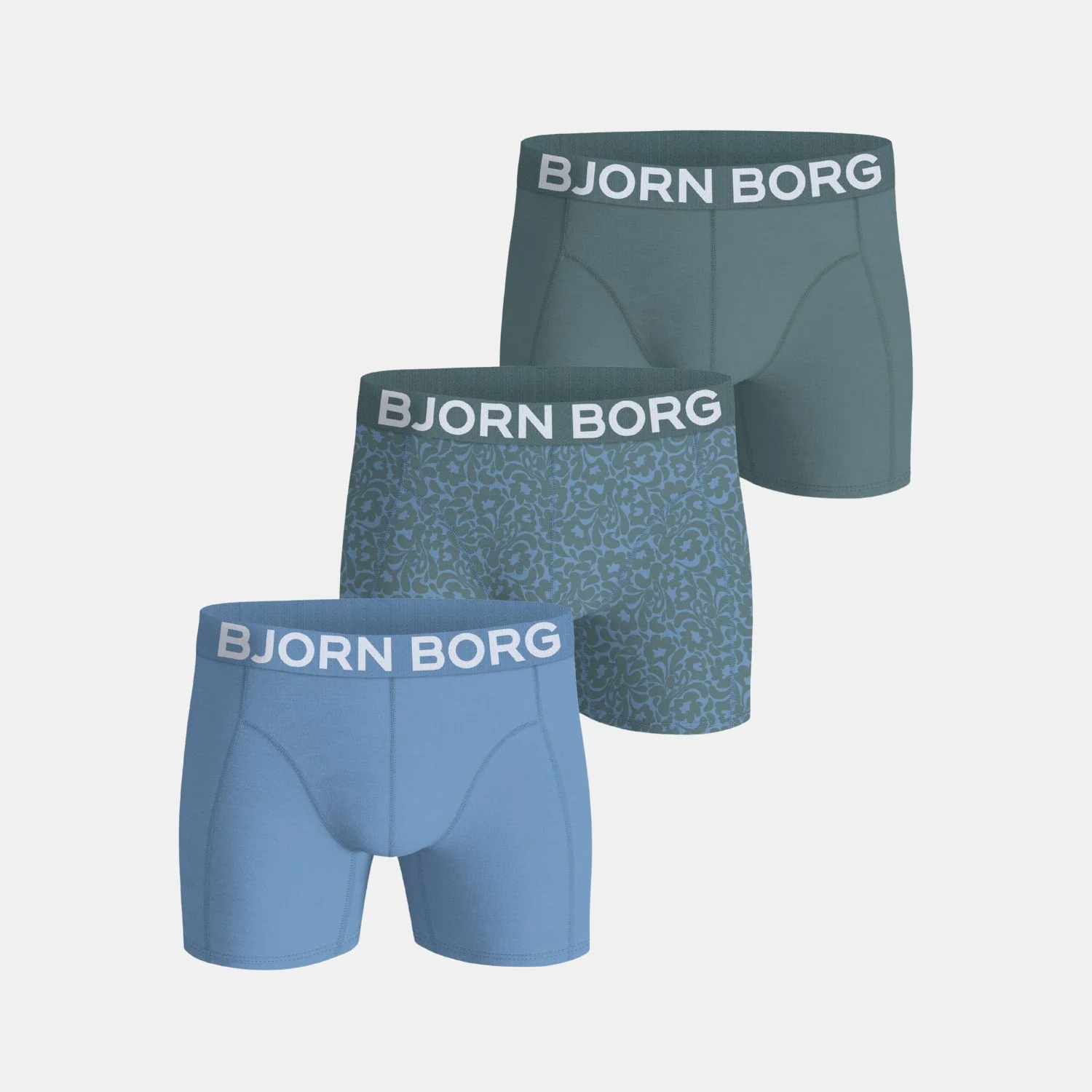 3 - Pack Oranic Cotton Stretch Boxers 10005787 MP004 Multi