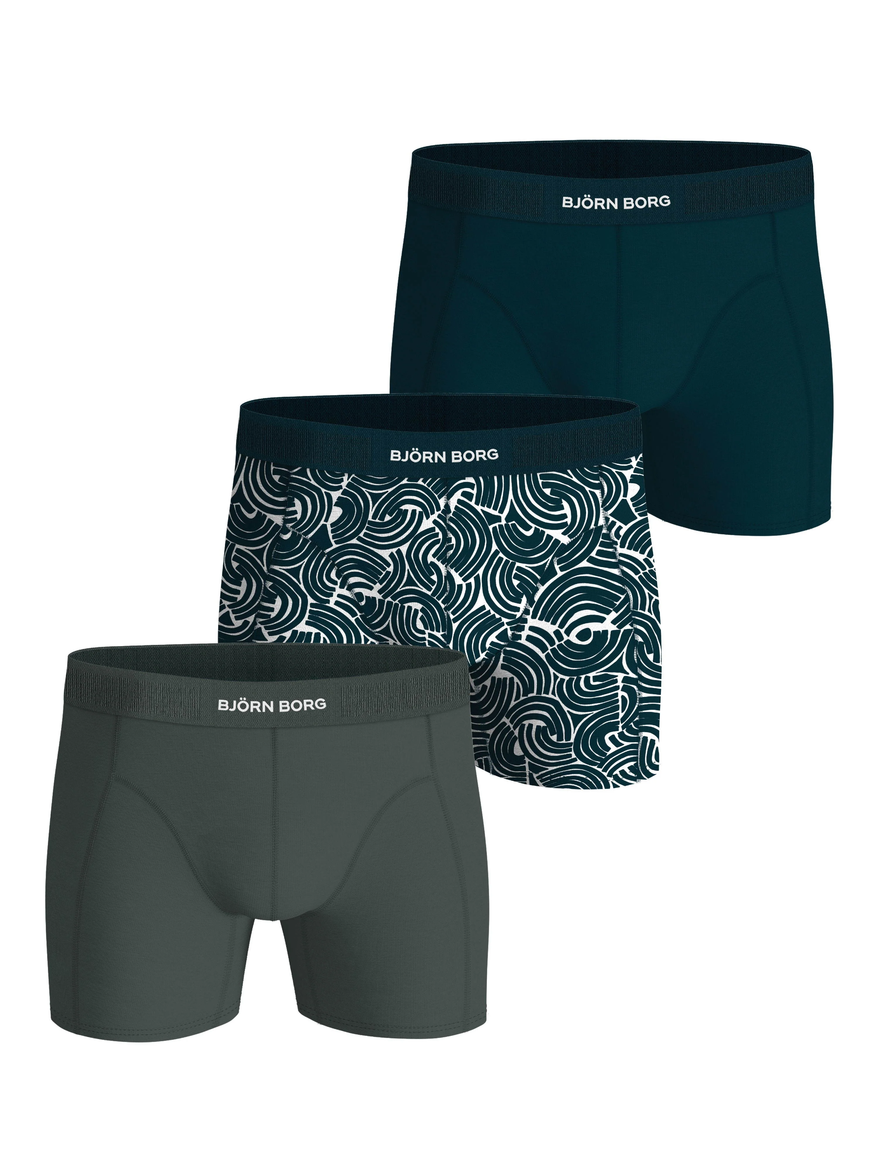 3 - Pack Organic Cotton Stretch Boxer 10004169 MP003 Multi