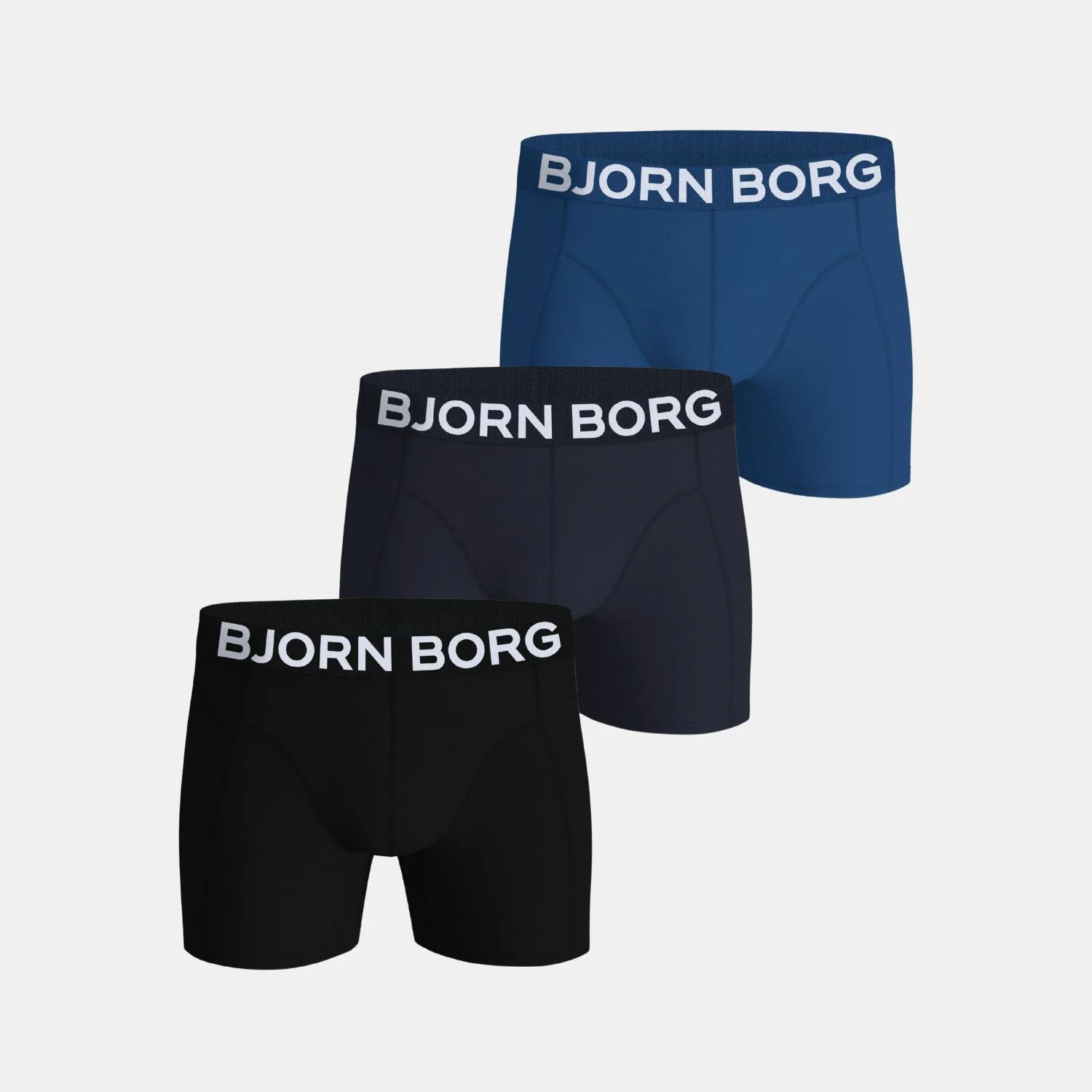 3 - Pack Organic Cotton Stretch Boxers 10005540 MP003 Multi