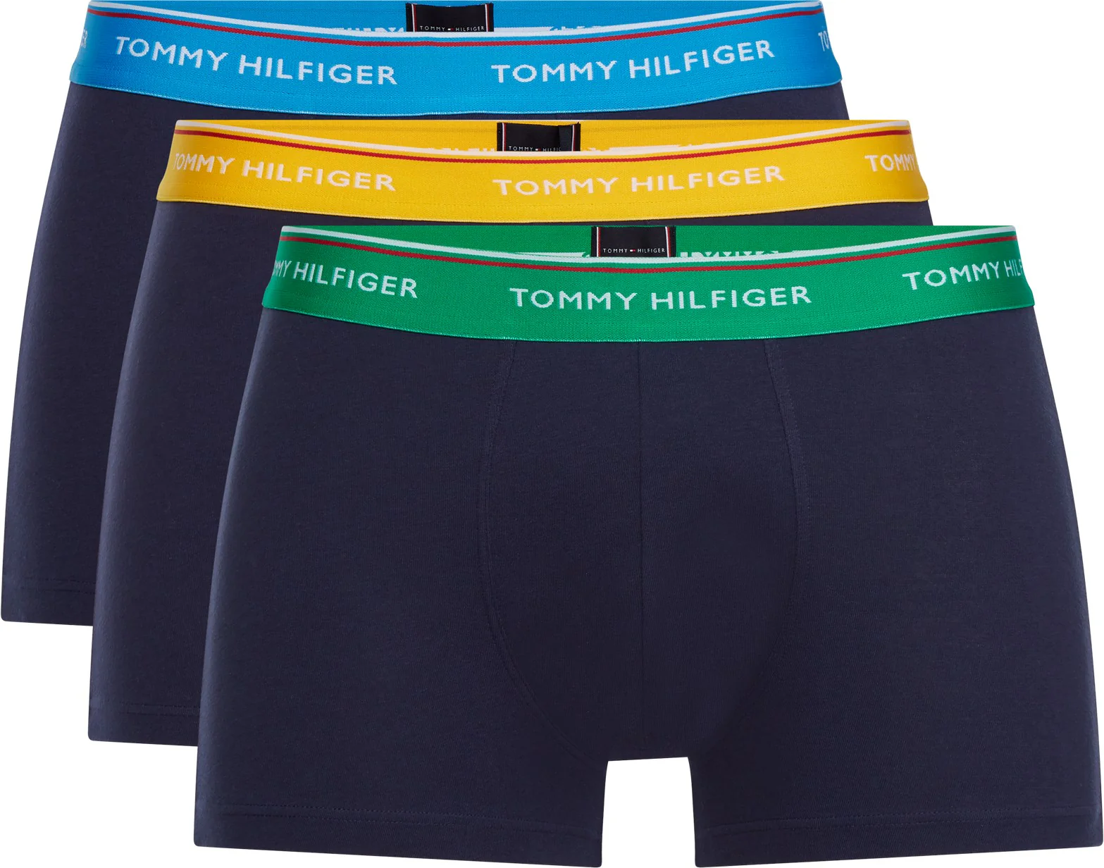 3 - Pack Premium Essential WB Trunk UM0UM01642 024 Golf Green/Dresden Blue/ Spec YLW