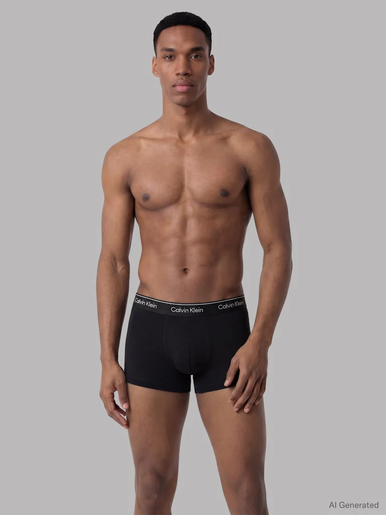 3 - Pack Relaxed Fit Trunk LV00NB4286 3ZG BLACK - Image 3
