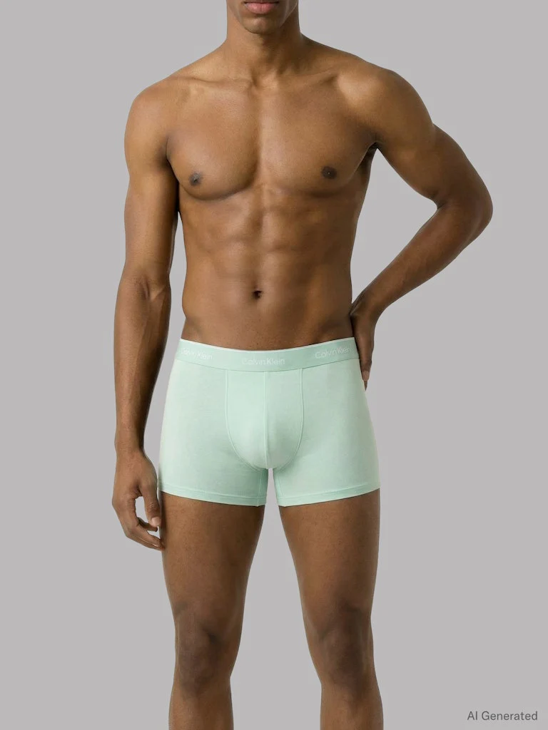3 - Pack Relaxed Fit Trunk LV00NB4286 41C GREEN - Image 3