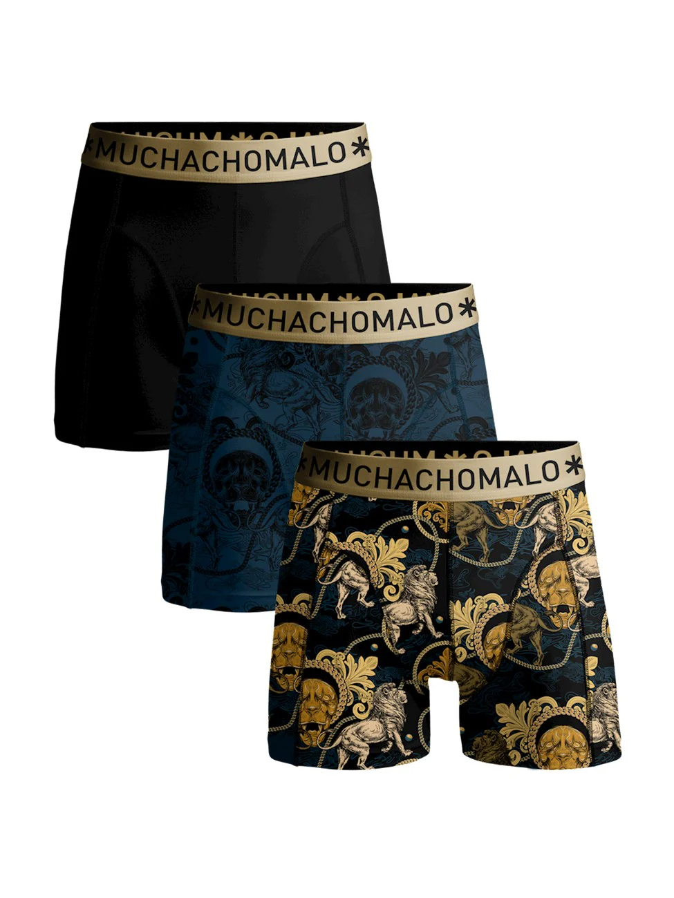 3 - Pack Short U-MUCHACHE1010 01 Print/Print/Black