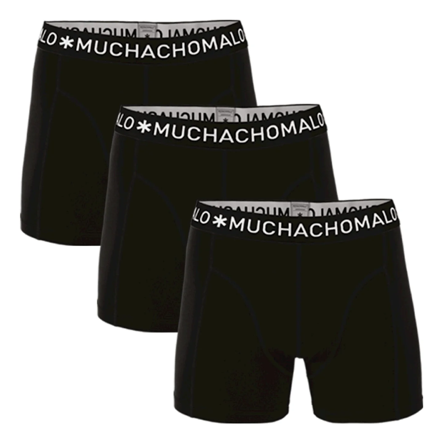 3 - Pack Solid SOLID1010-3X 185 Black