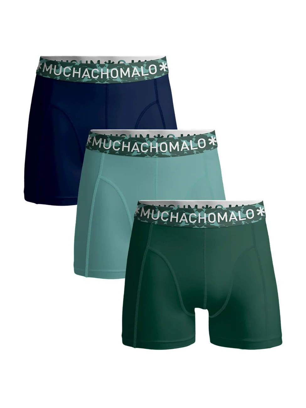 3 - Pack Solid SOLID1010-3X 471 Green/Green/Blue