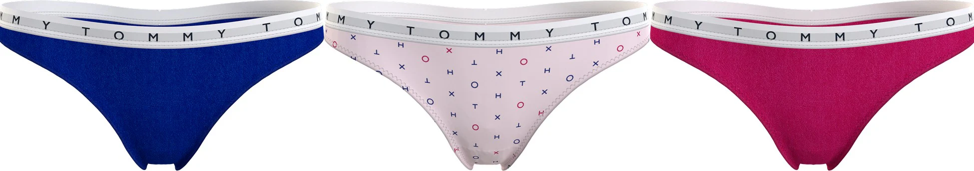 3 - Pack String Print UW0UW02521 0R4 Blue/XO/Pink