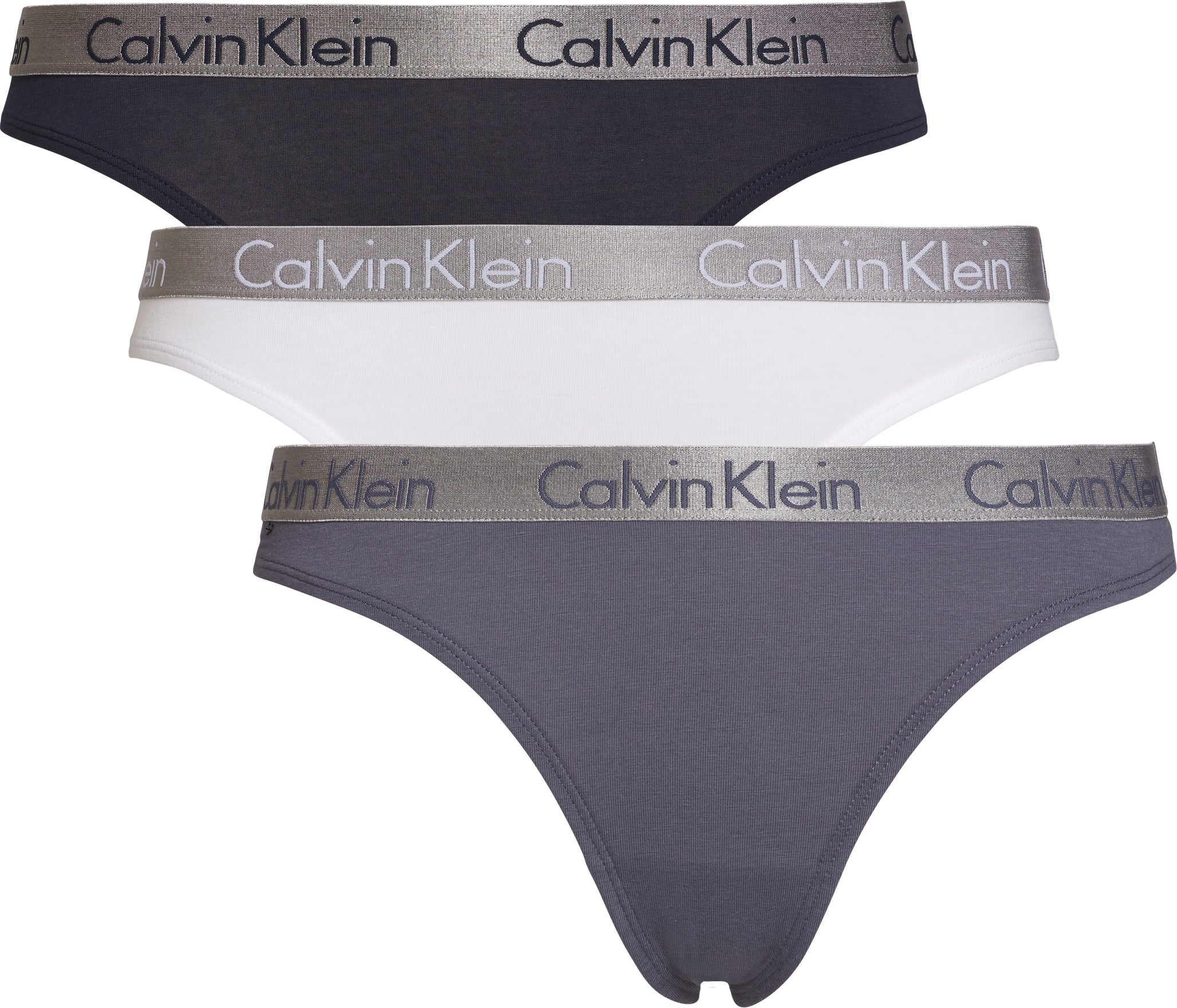 3 - Pack String QD3590E CZ3 Chrome/Shoreline/White
