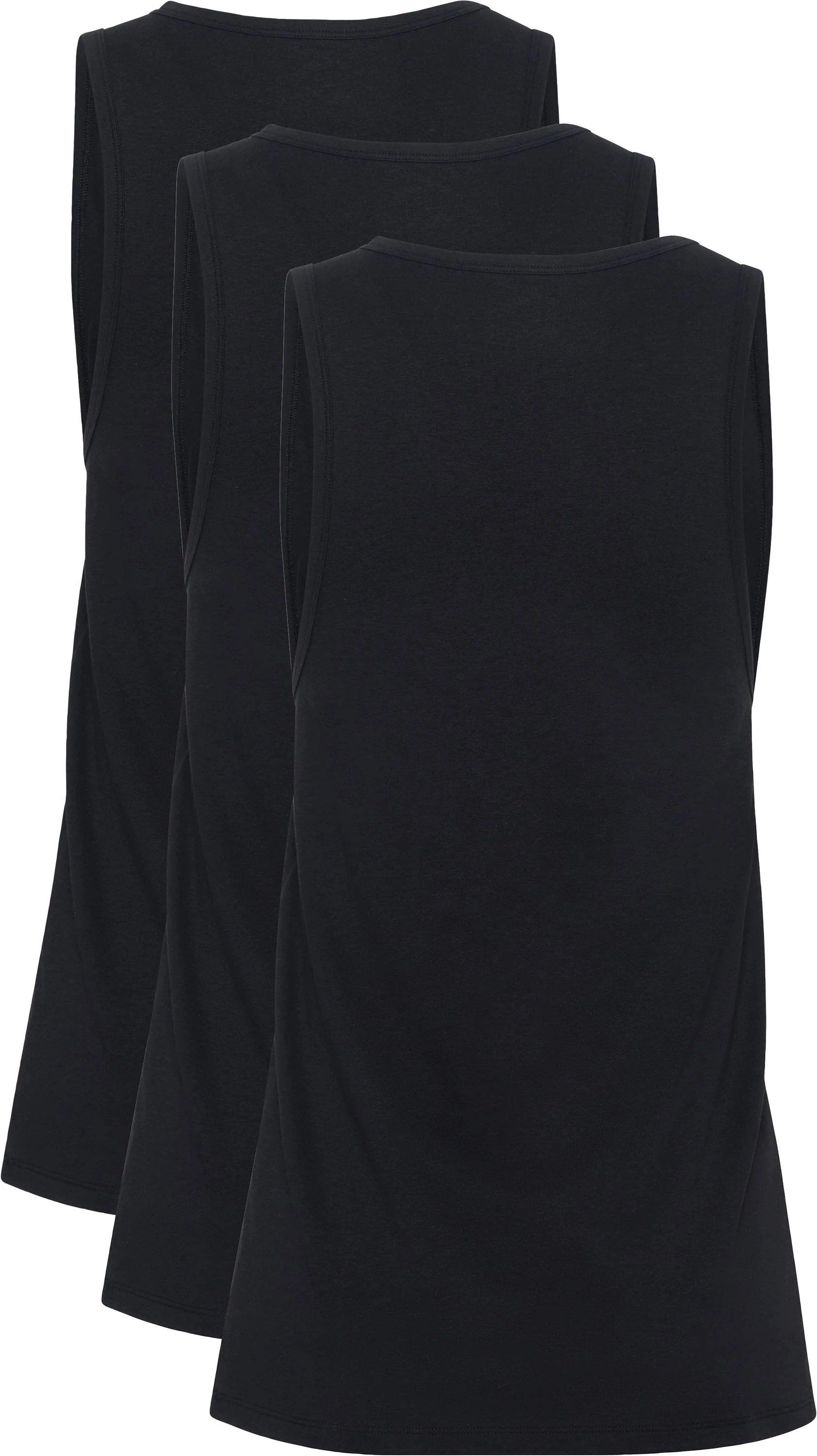 3 - Pack Tank Top LV00NB4184 UB1 Black - Image 2