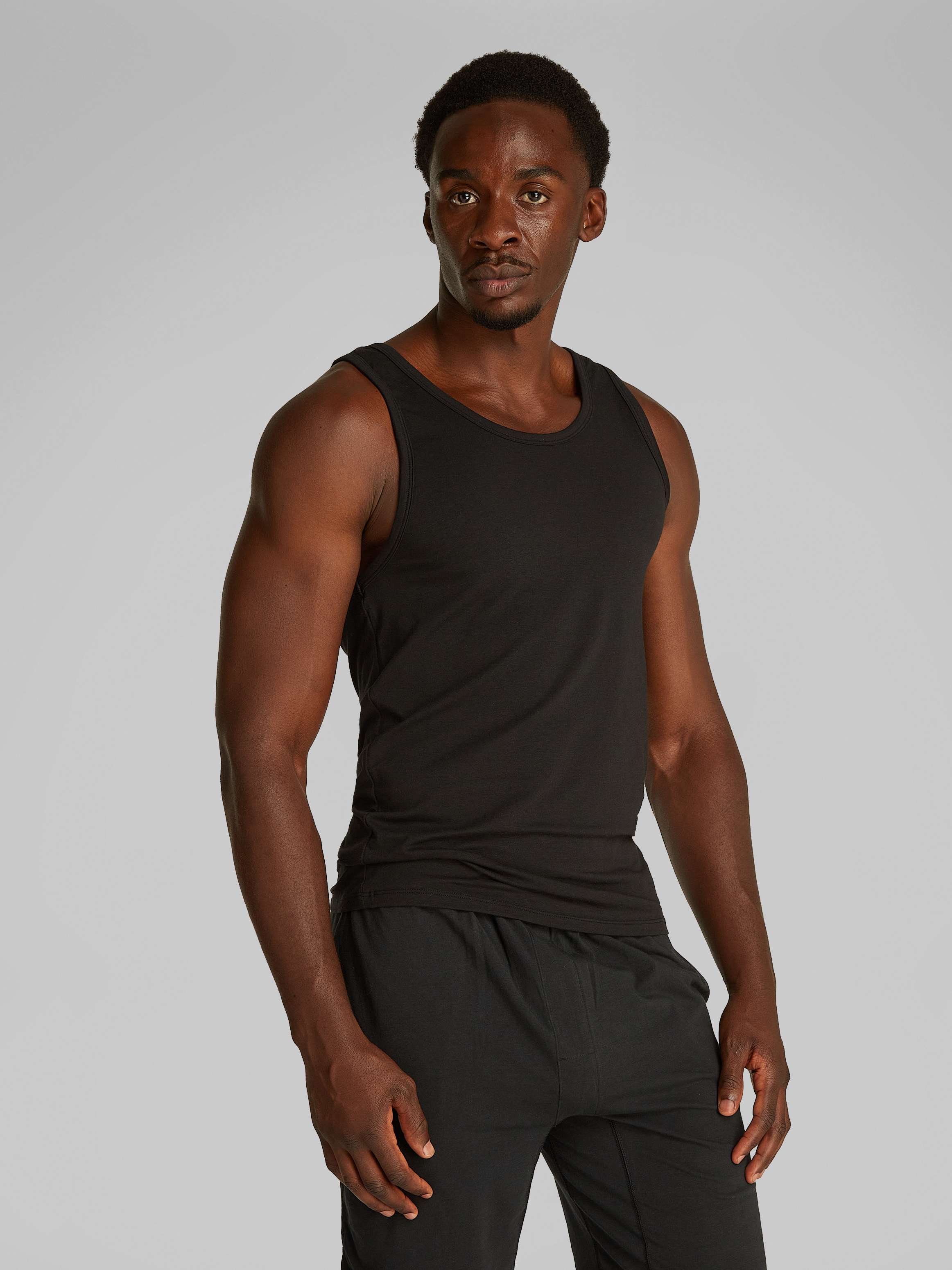3 - Pack Tank Top LV00NB4184 UB1 Black - Image 3