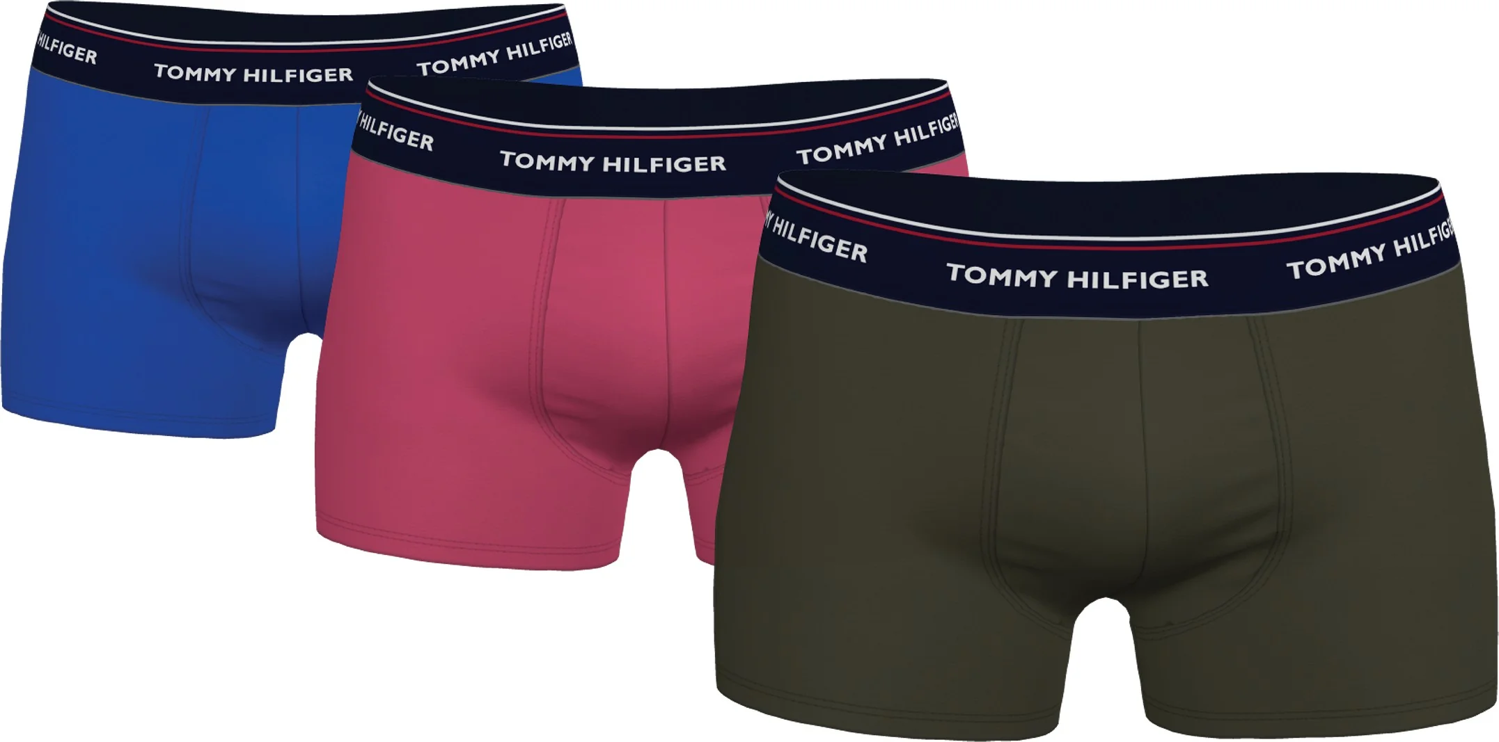 3 - Pack Trunk Premium Essential 1U87903842A 0V0 Blue/Carmine/Green