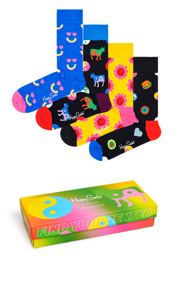 4 - Pack Smiley Yin Yang Gift Set XHPZ09 0100 0100