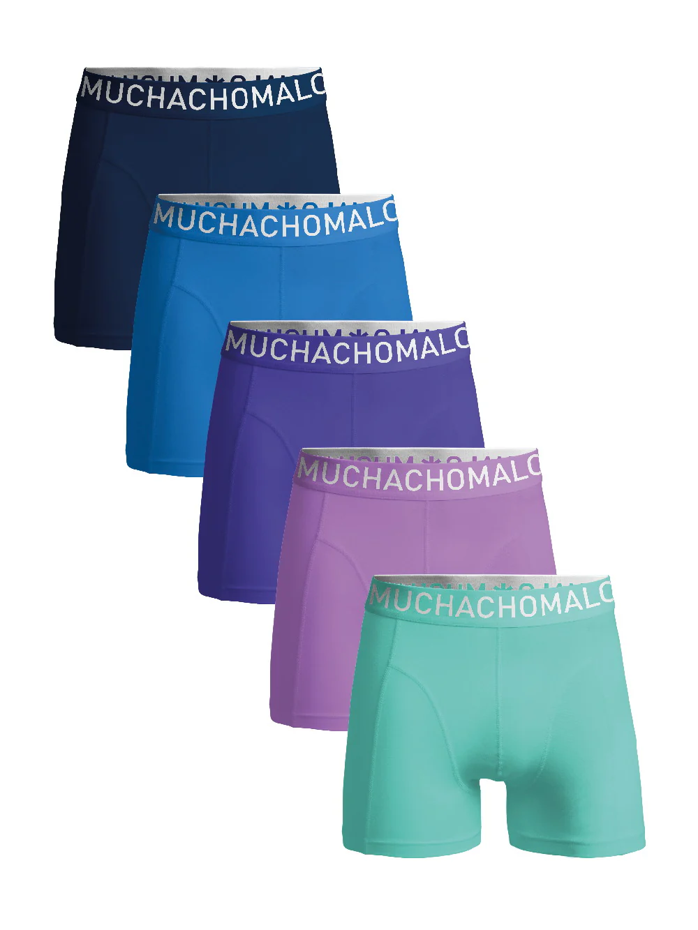 5 - Pack Hello Sunshine Short LCSOLID1010 133 Blue/Purp/Green