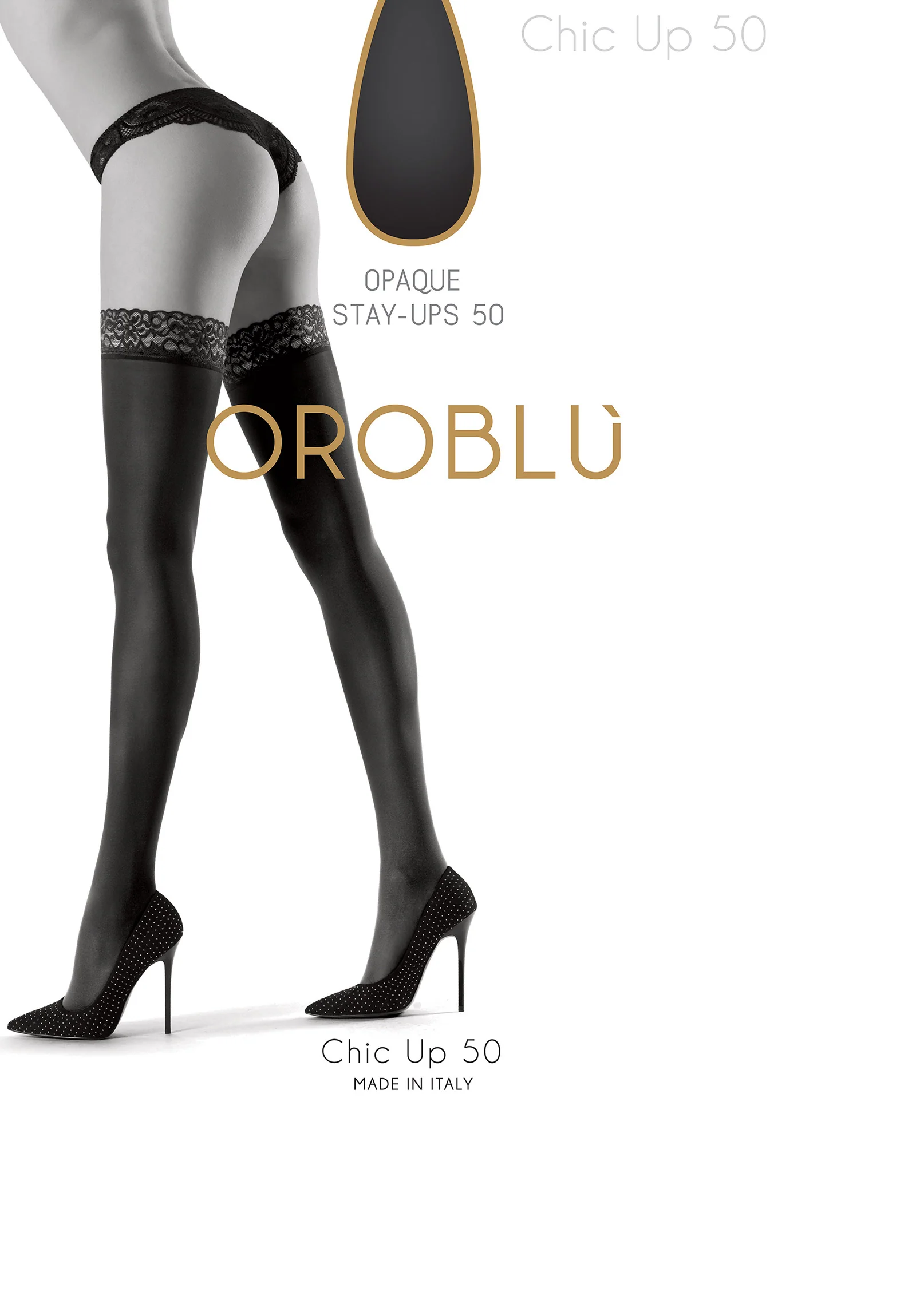 Bas Chic Up 50 VOBC01486 9999 Black - Image 2