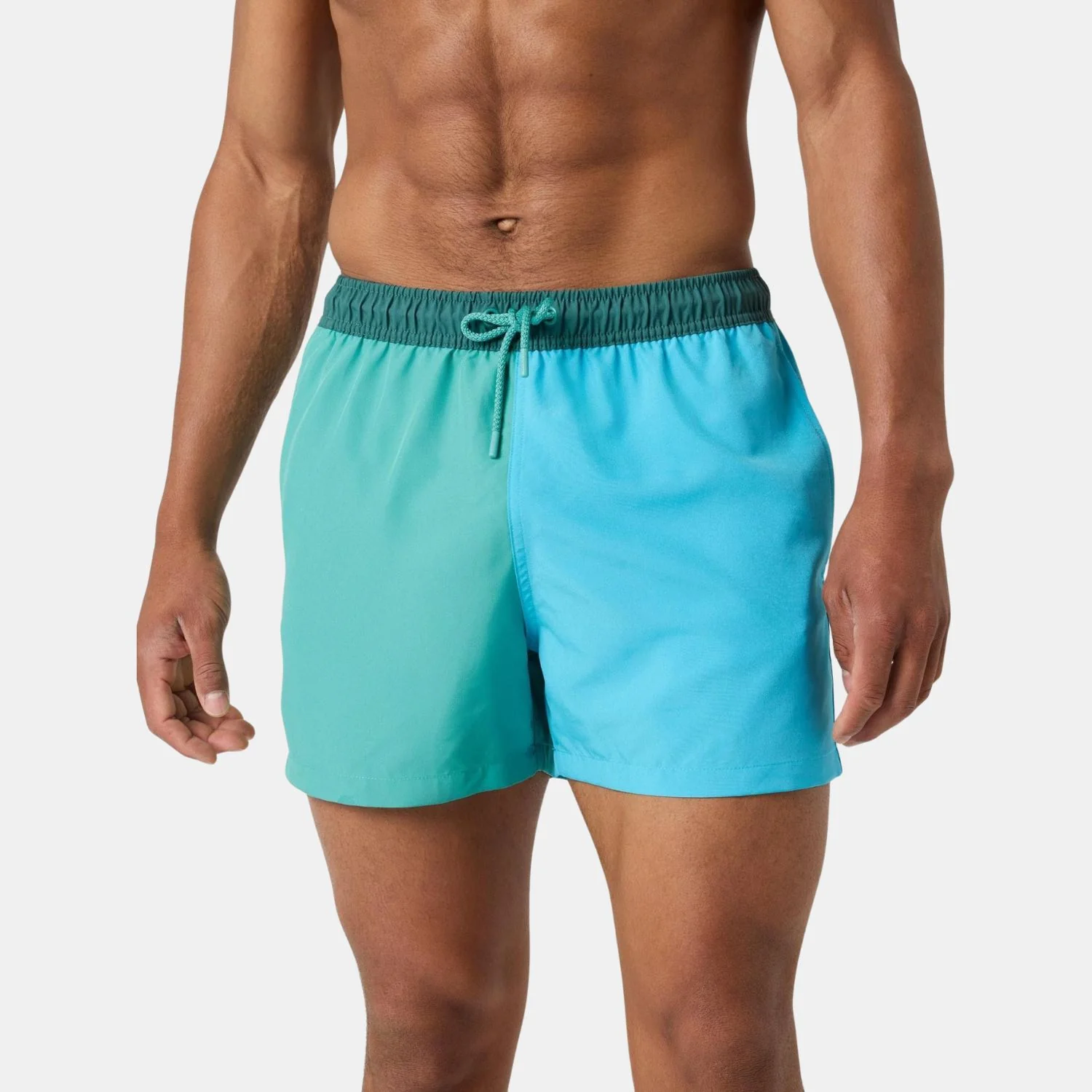 Blocked Swim Shorts 10005711 GN281 Sea Blue