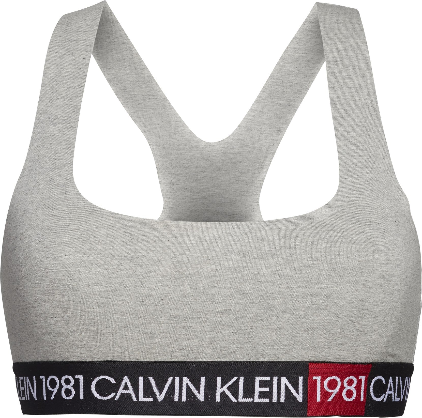 Bold 1981 Unlined Bralette QF5577E 020 Grey Heather
