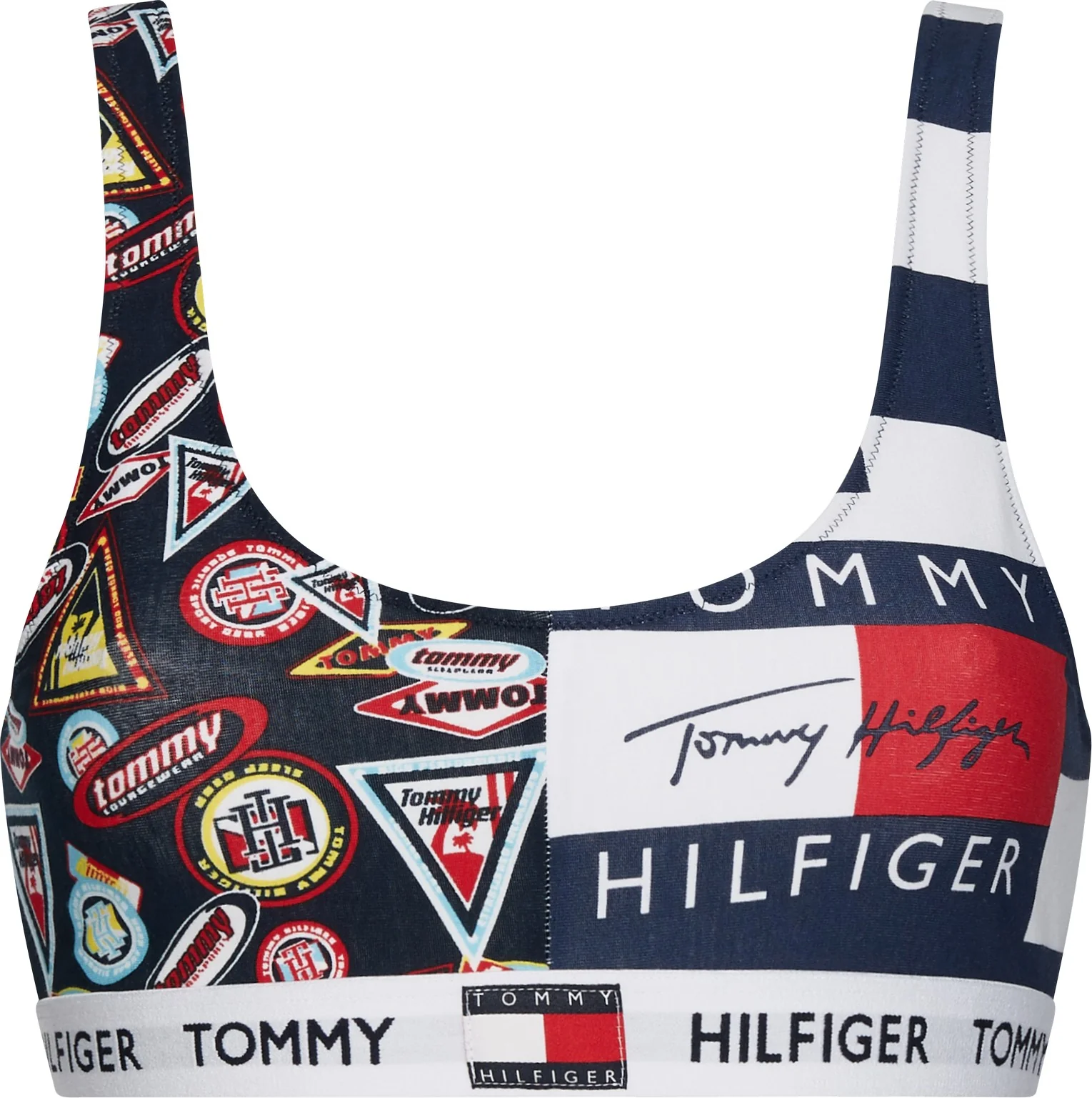 Bralette Print UW0UW02246 00O Small Heritage Badges