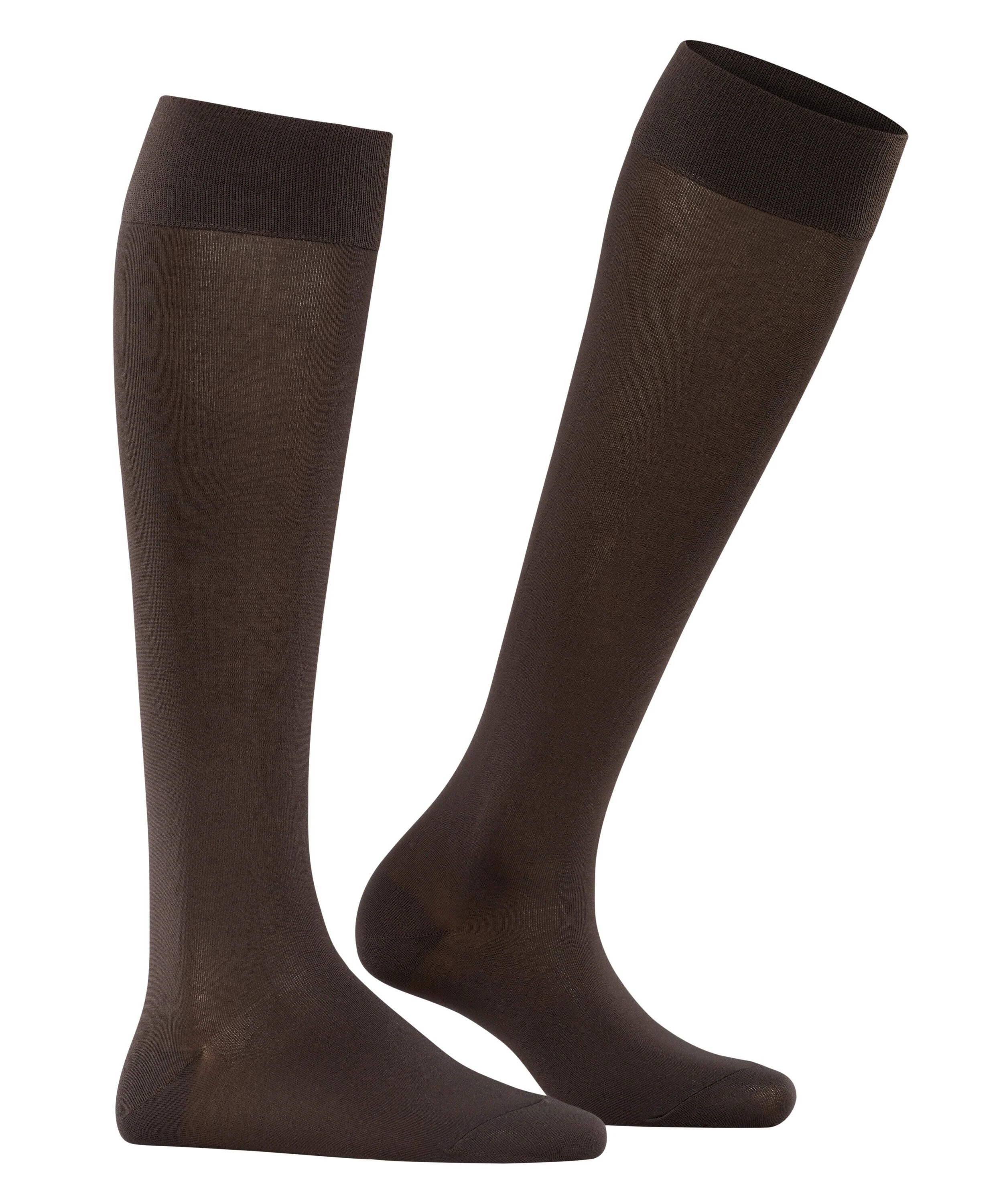 Cotton Touch Dames Kniekousen 46605 5233 dark brown - Image 3