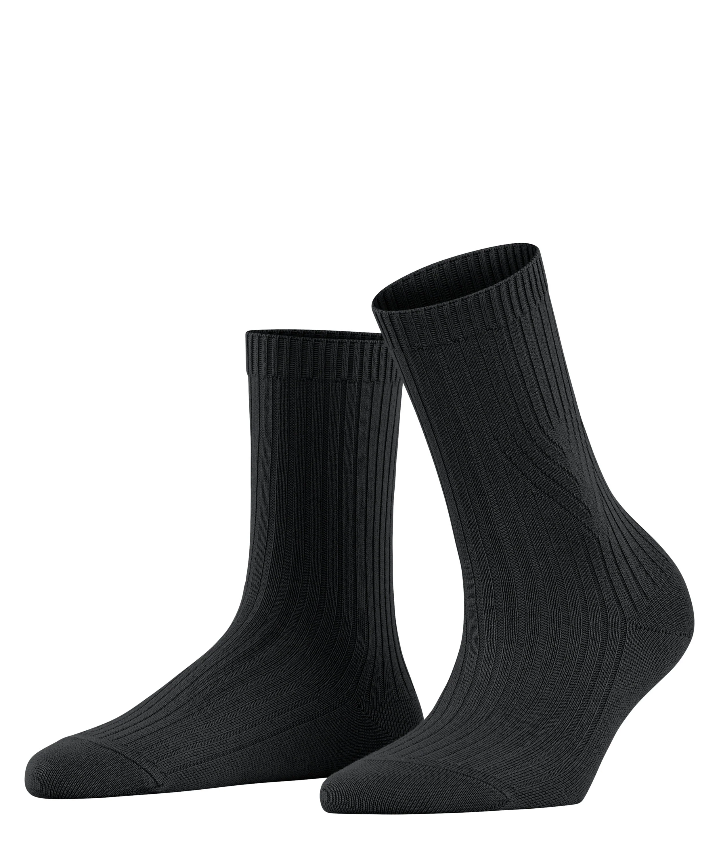 Cross Knit Sok 46193 3000 black