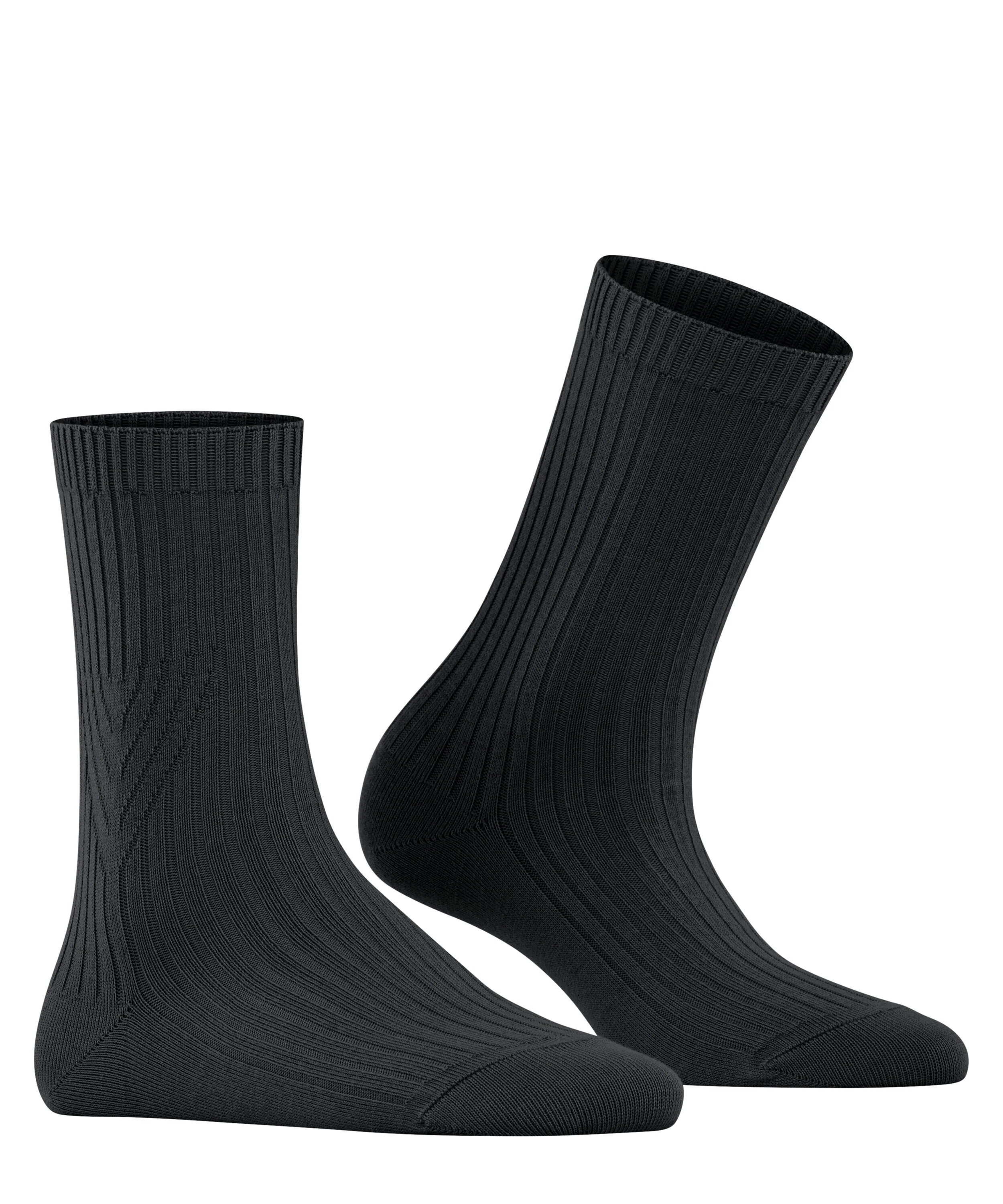 Cross Knit Sok 46193 3000 black - Image 2