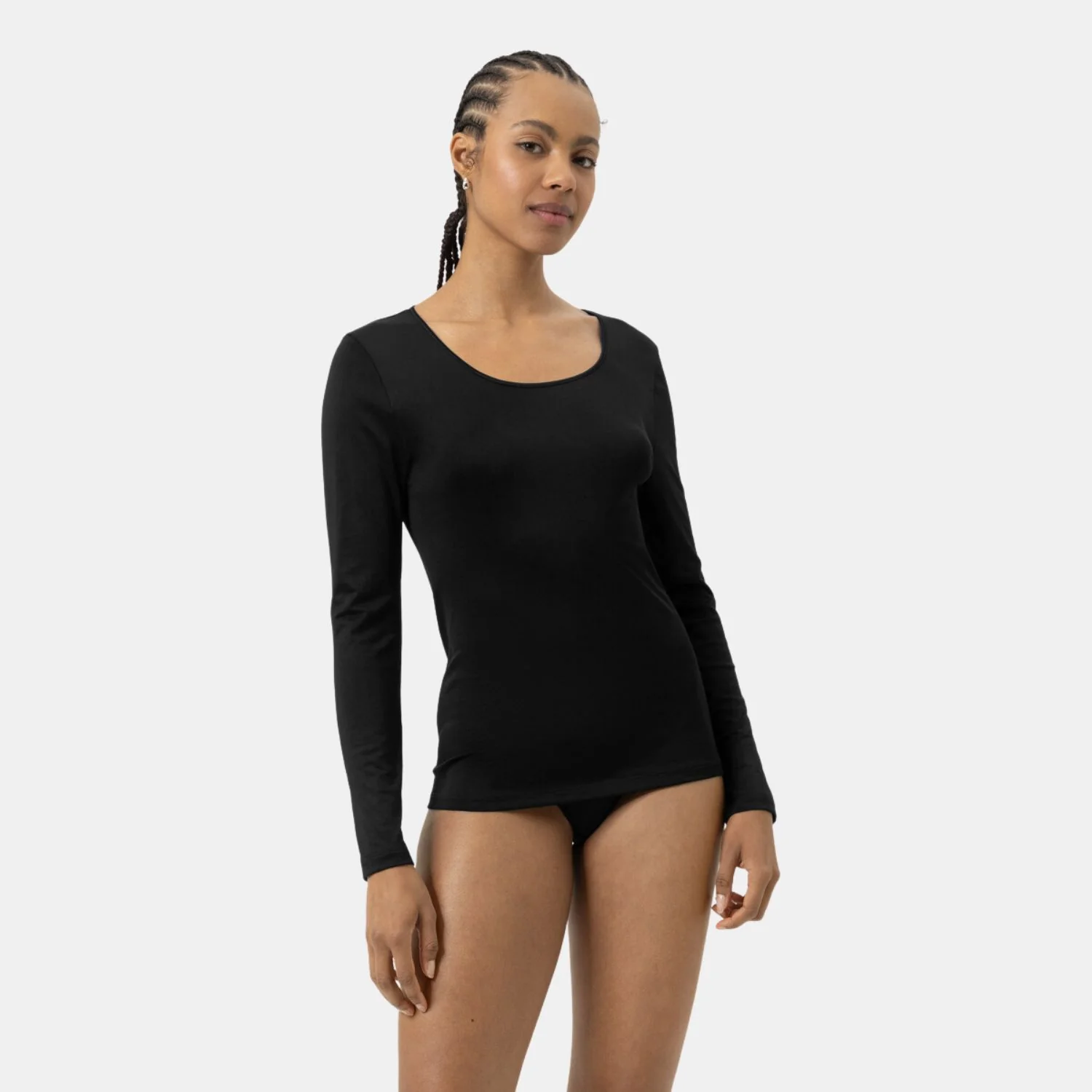 Emotion T-shirt Lange Mouw 56202 3 schwarz