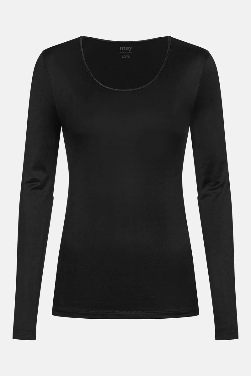 Emotion T-shirt Lange Mouw 56202 3 schwarz - Image 4