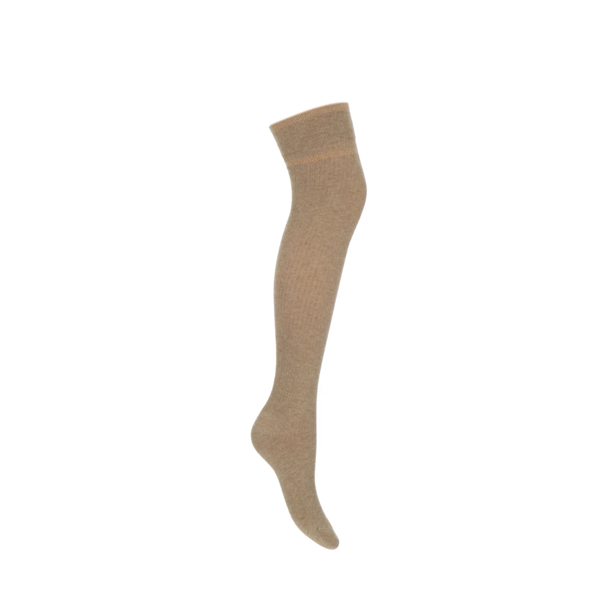 Feline Overknee 82106 1251 Beige Beige Lurex - Image 2