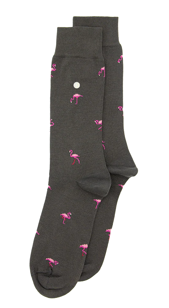 Flamingos Sock AG-SK-FLAM-01 123 Antracite