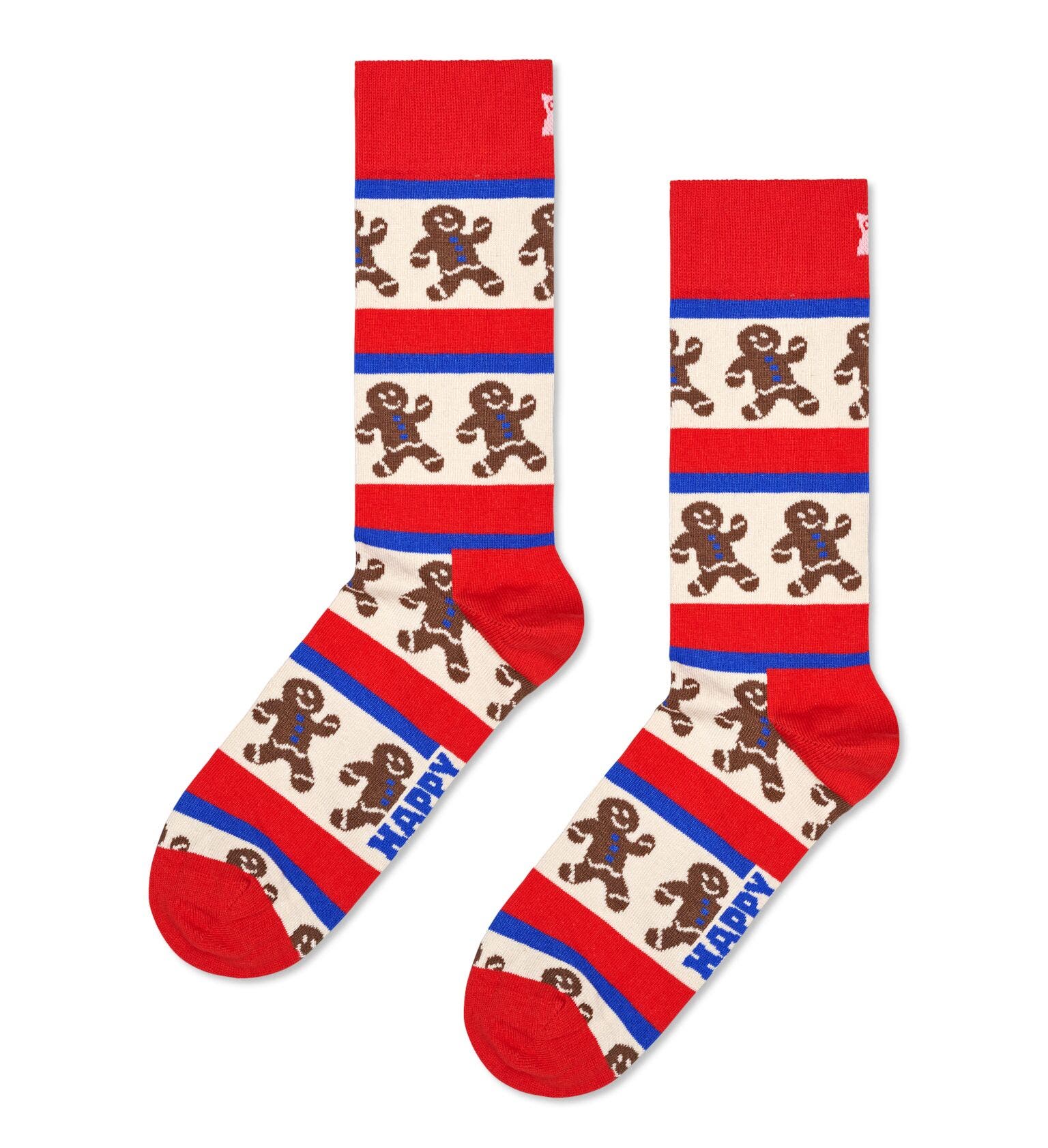 Gingerbread Stripe Sock P002056
