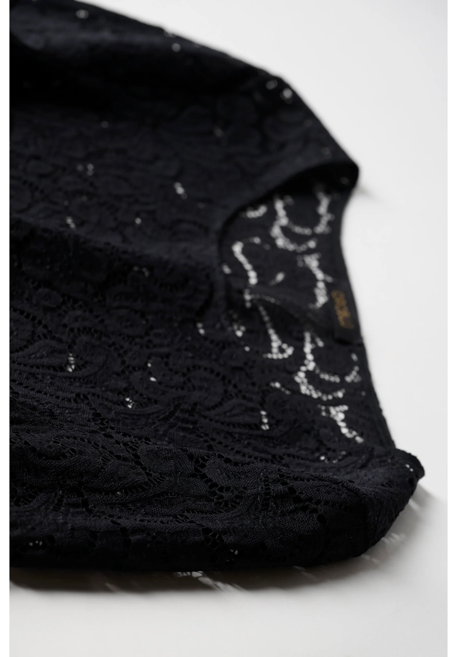 Glamour Lace - T-Shirt Long Sleeve VOBT68177 9999 Black - Image 3