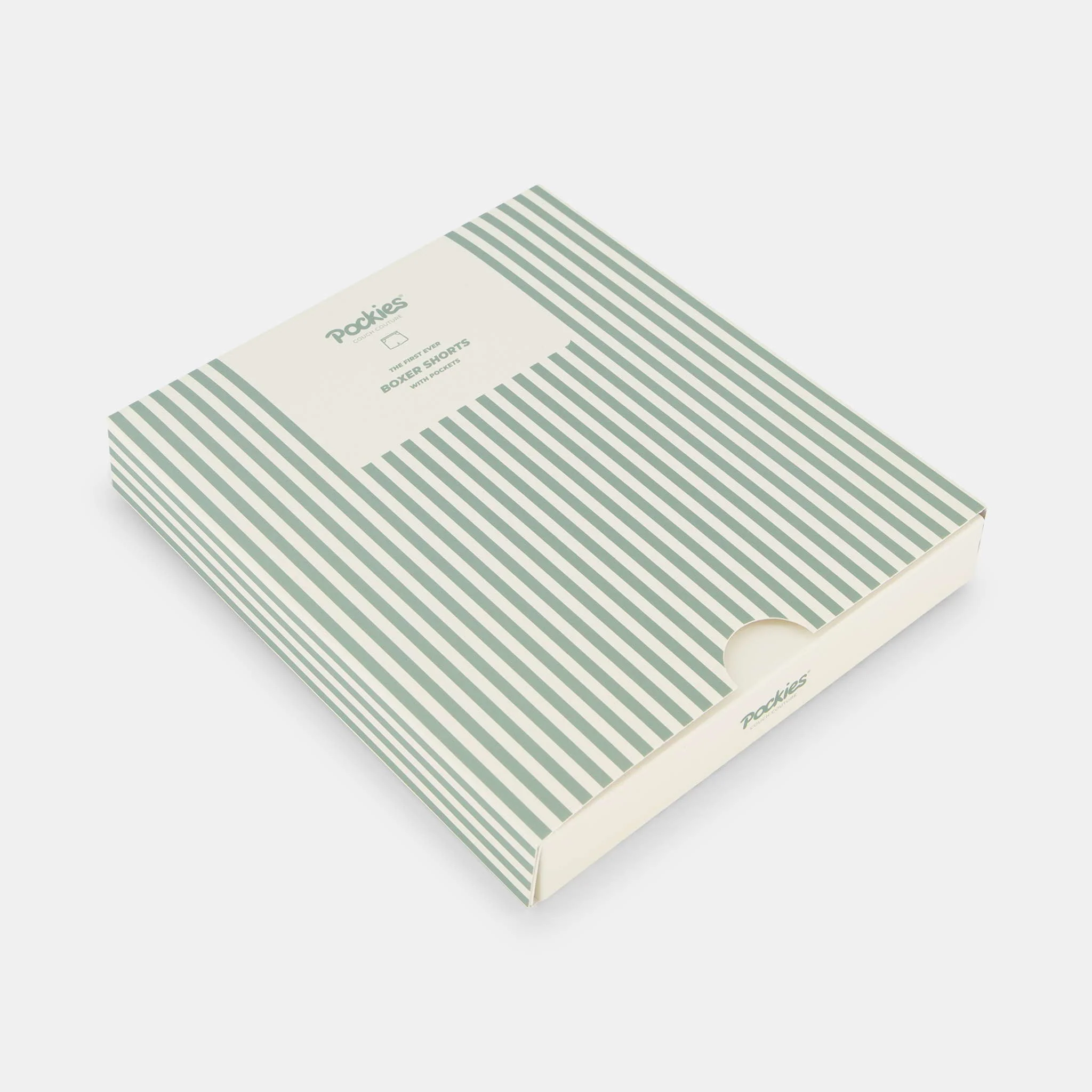 Green Striped Boxershort GRST 300 Green - Image 2