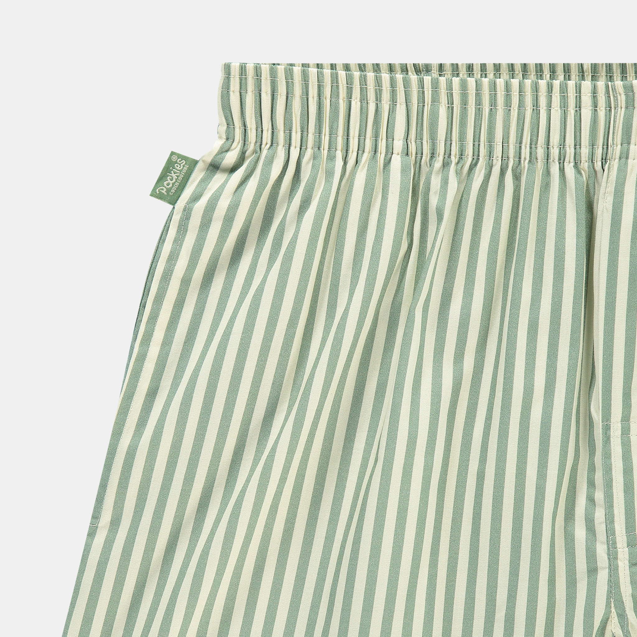 Green Striped Boxershort GRST 300 Green - Image 3