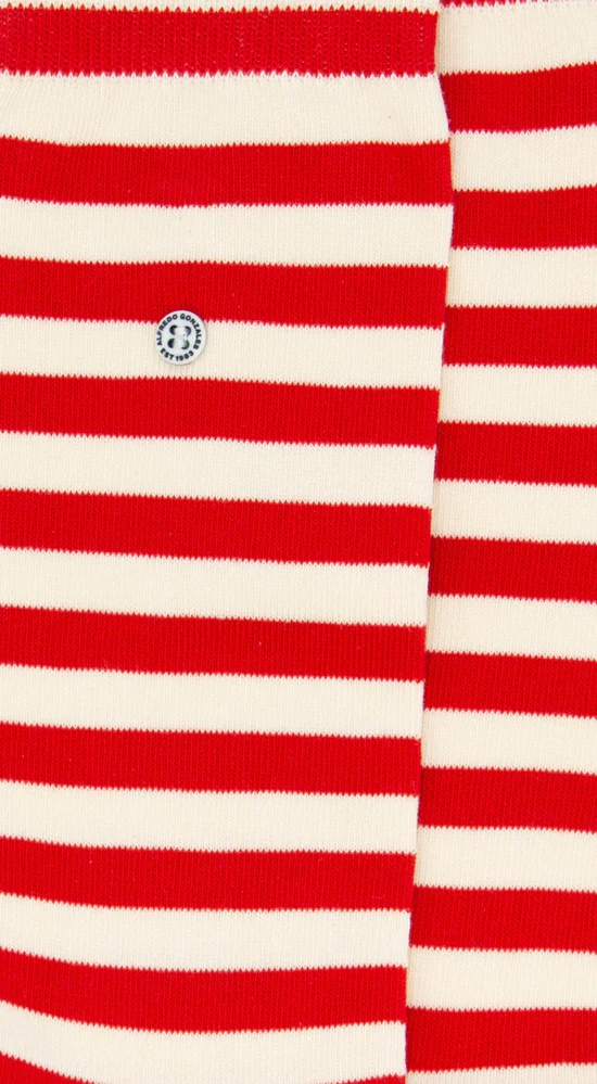 Harbour Stripes Sock AG-SK-GL-04 108 Red - Image 2