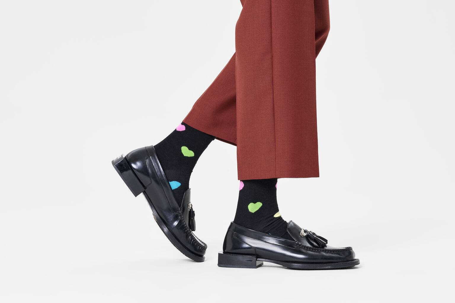 Heart Sock P001521 9000 Black - Image 2
