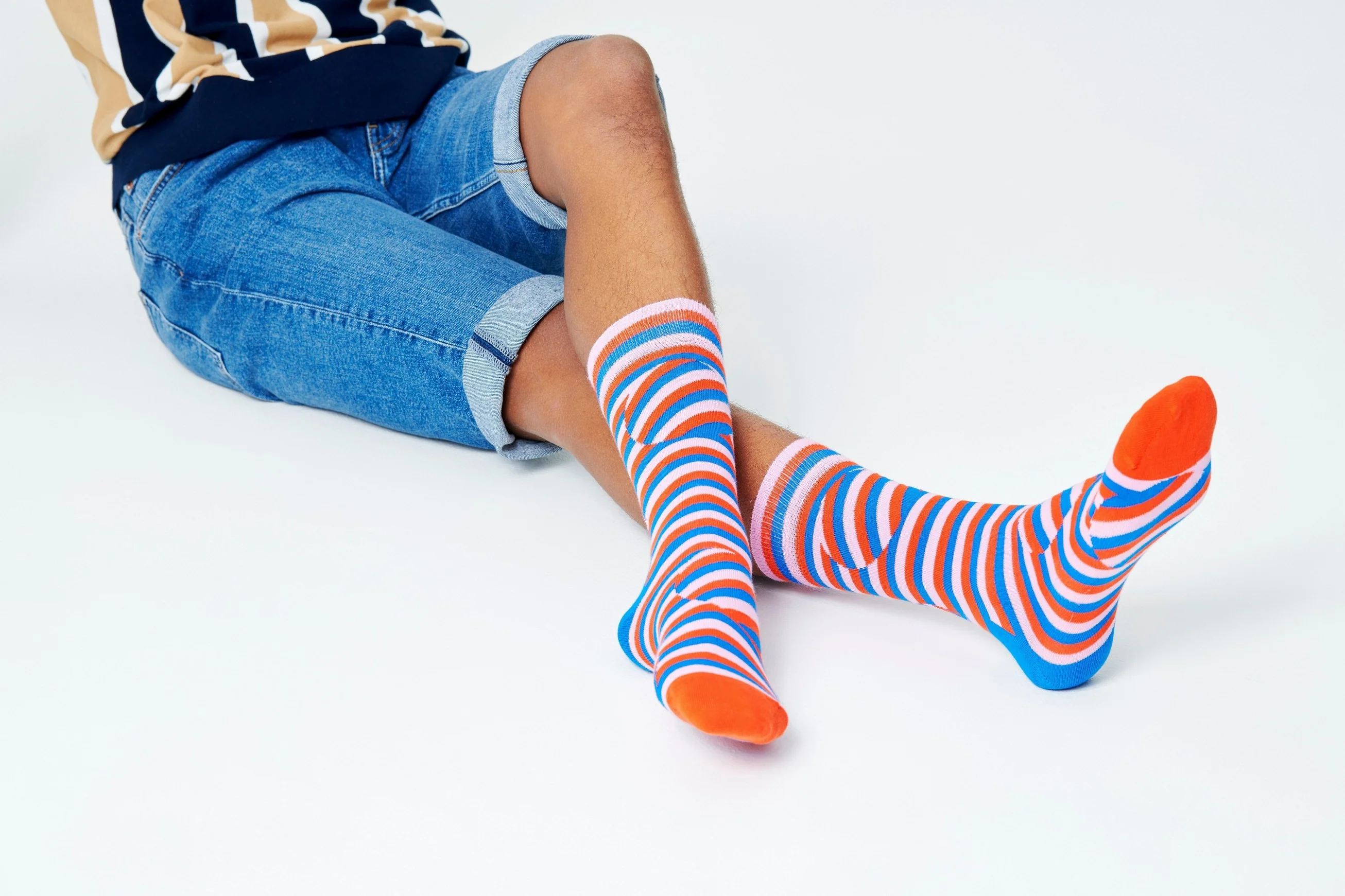 Jumbo Dot Stripe Sock ABS01 3300 3300 - Image 3