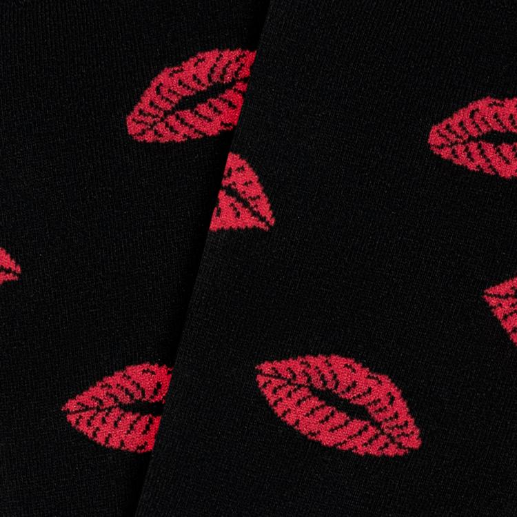 Kisses Sock Kisses Sock Black Black - Image 2