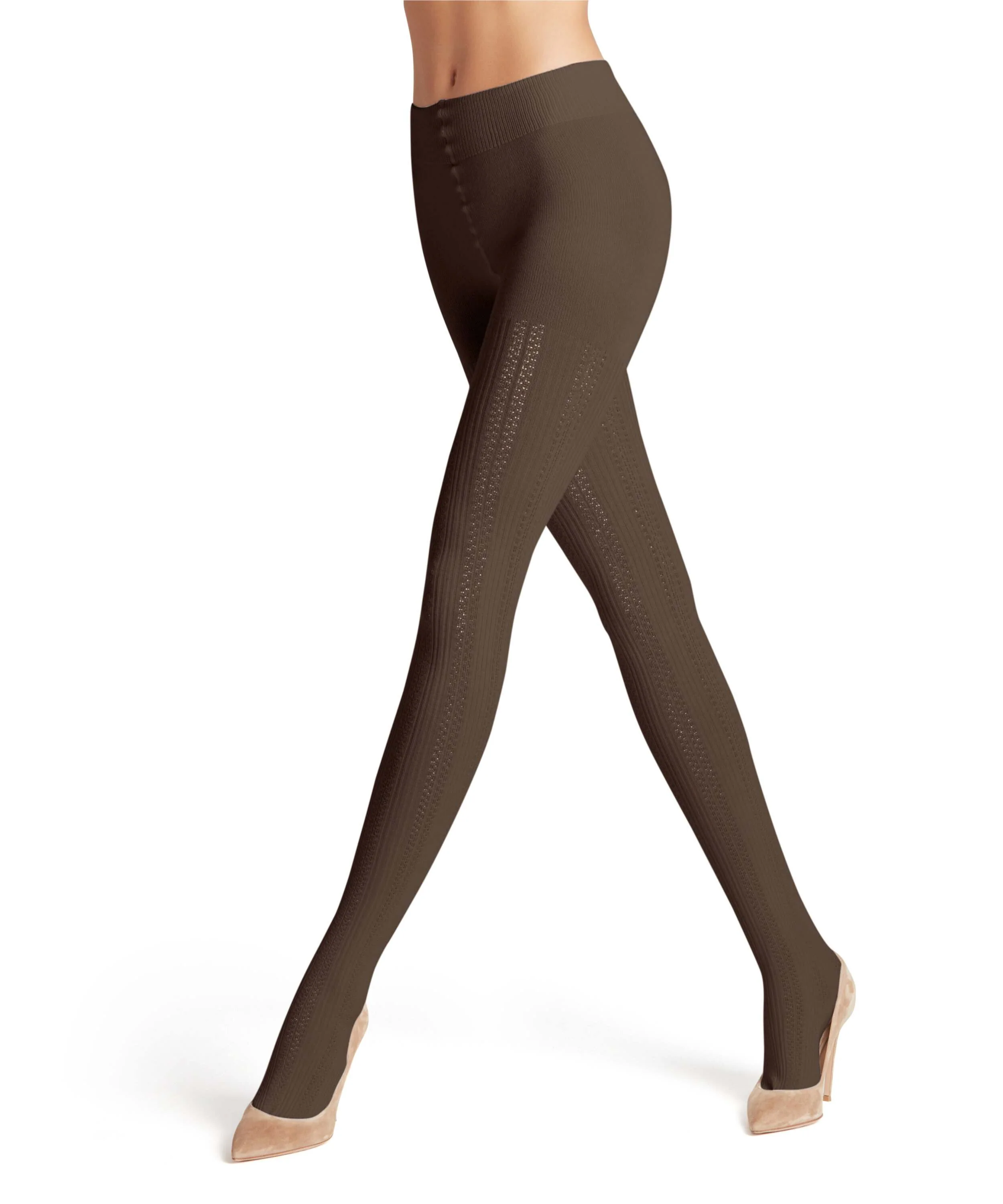Knit Caress Tight 48531 5004 chocolate