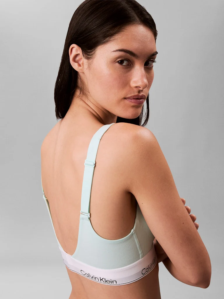 Lift Bralette - Icon Cotton Modal  LV00QF8500 3Q5 Feel The Mint - Image 2