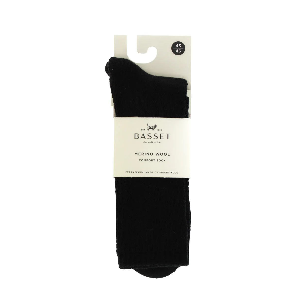 Merino Wool Comfort Sokken Unisex 31560 6990 Black - Image 2